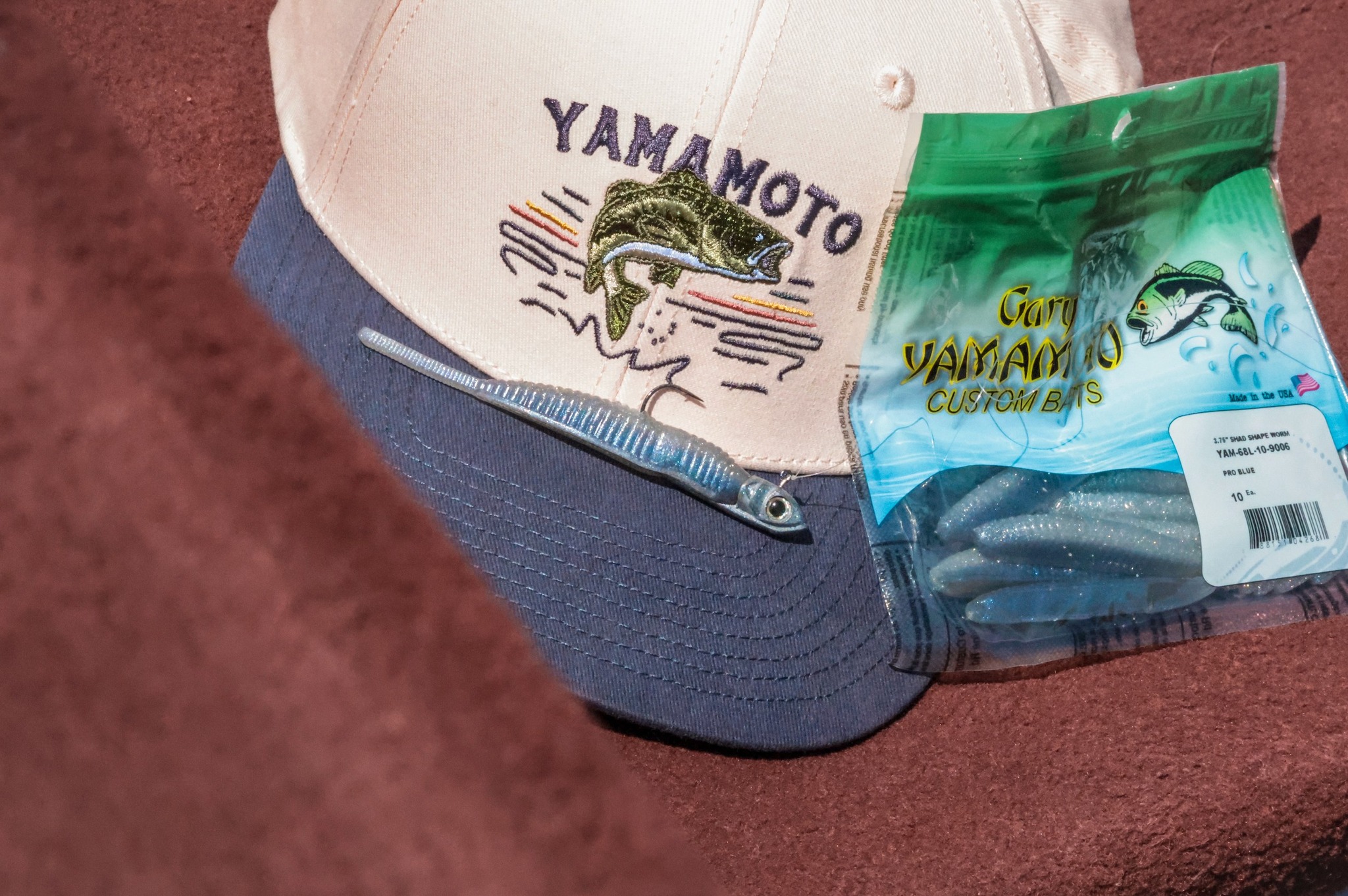 Yamamoto baits Shad Shape worm for smallmouth fishing