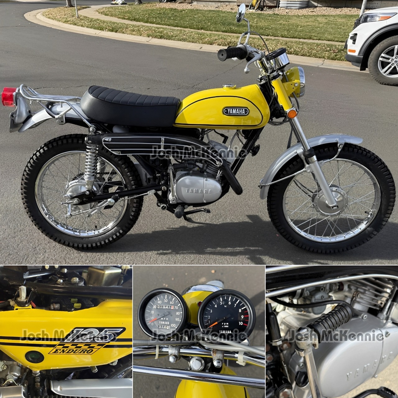 1973 Yamaha ATMX 125 vintage motocross bike