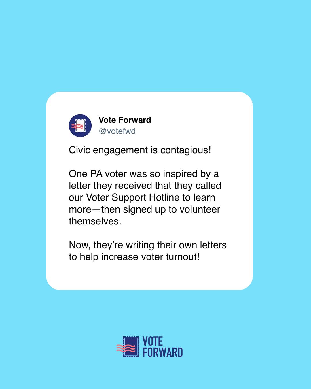 Vote Forward - 👏👏👏 600 letters to voters from letter... | Facebook
