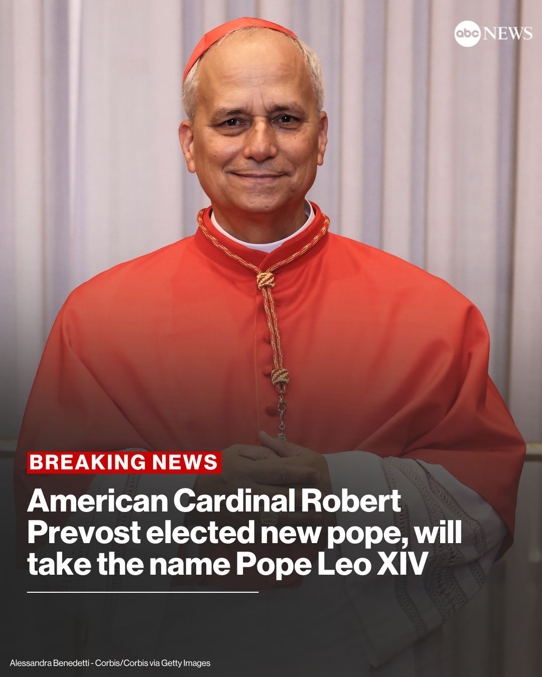 BREAKING: American cardinal Robert... - ABC30 Action News | Facebook