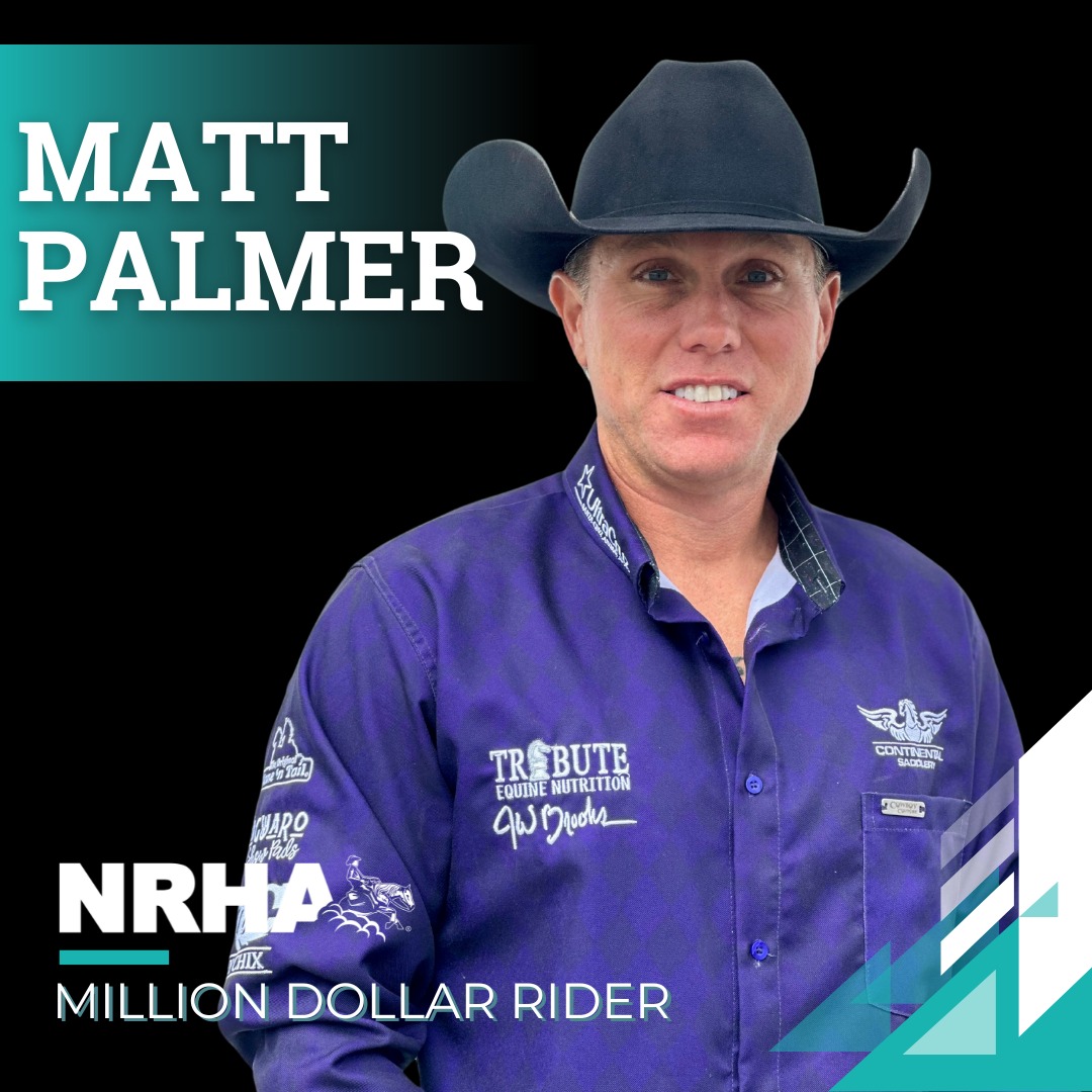 NRHA - Congratulations to NRHA's newest Million Dollar Rider, Matt ...