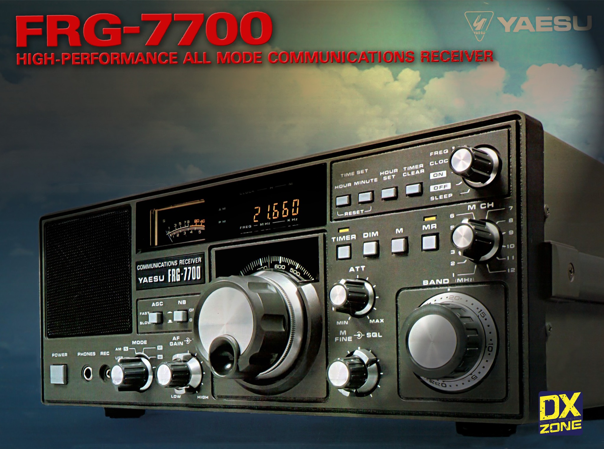 The Yaesu Musen FRG-7 is a solid-state, general-coverage receiver