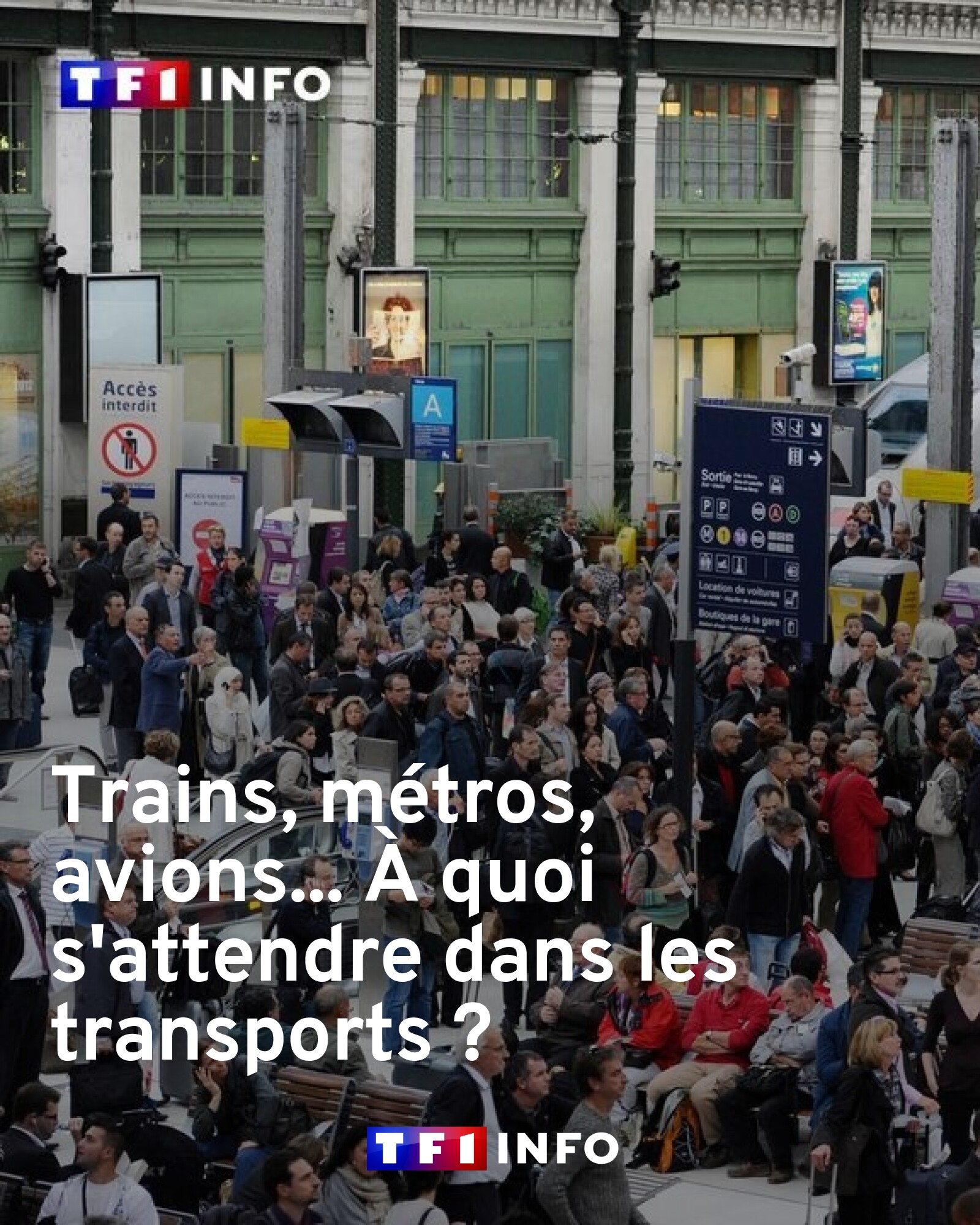 TF1 - Grève du 2 octobre : trains, métros, avions... À quoi s'attendre ...
