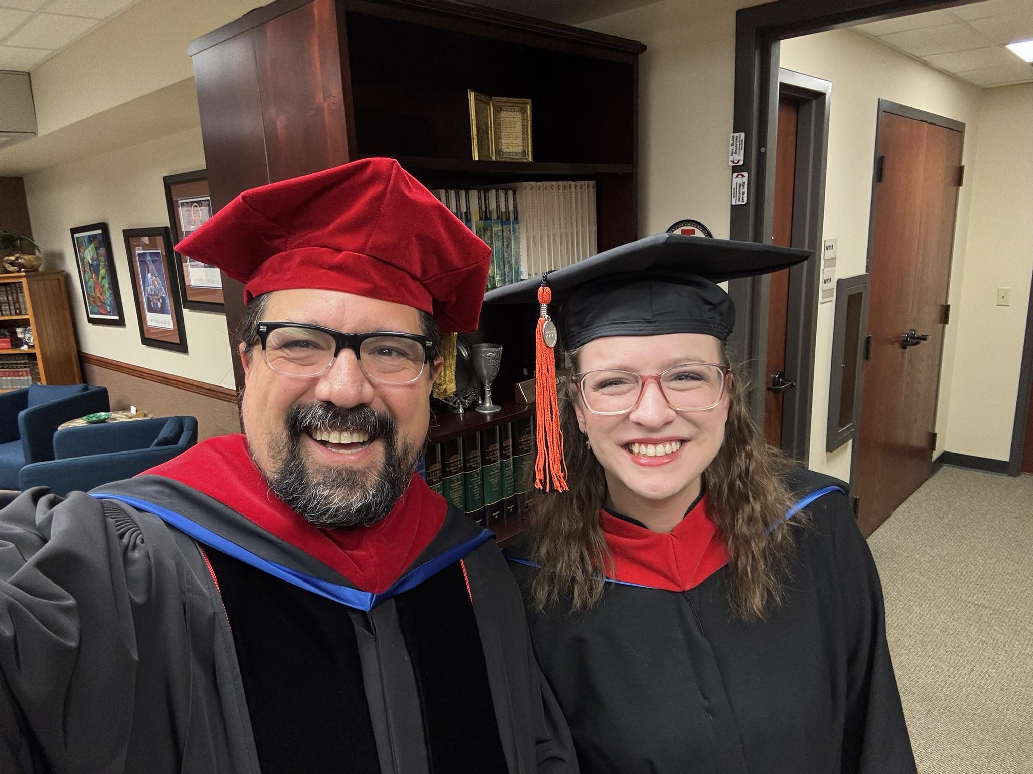 Fort - Rev Maynard & Dr Bradford put on all their academic regalia for ...