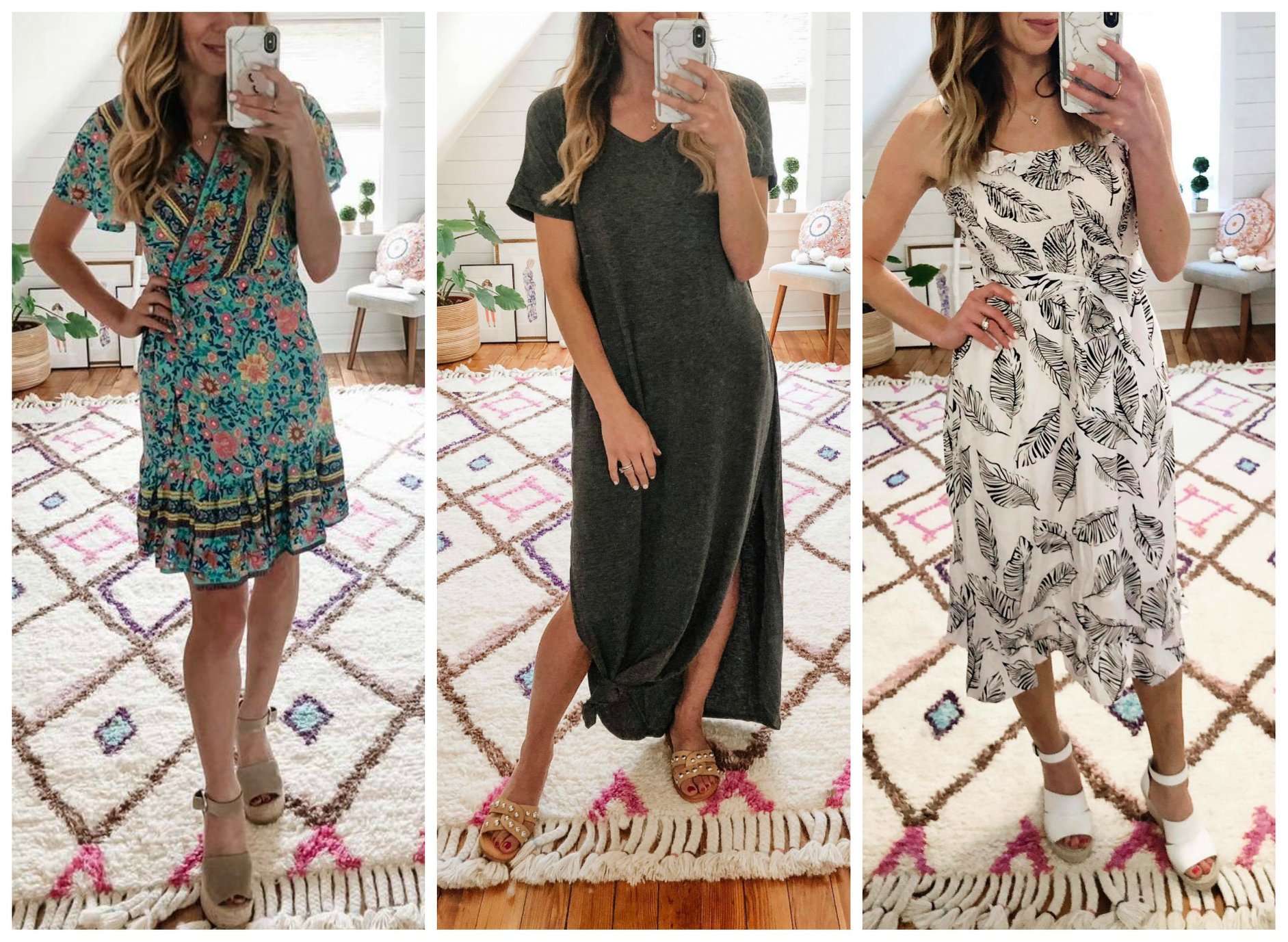 boho summer dresses amazon 3 of my favorite under $30 ... lots of vibes this summer. Which is your favorite? (affiliate links) Wrap Dress: https://shopstyle.it/l/2J4a Shoes: https://shopstyle.it/l/2J4h Maxi Dress: https://shopstyle.it/l/2xV6 Sandals: https FEB26MD charming and confident Men's Dress Shoes Black primary color:Black
