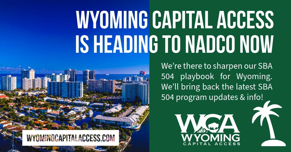 ️ WCA is heading to NADCO NOW /... - Wyoming Capital Access | Facebook