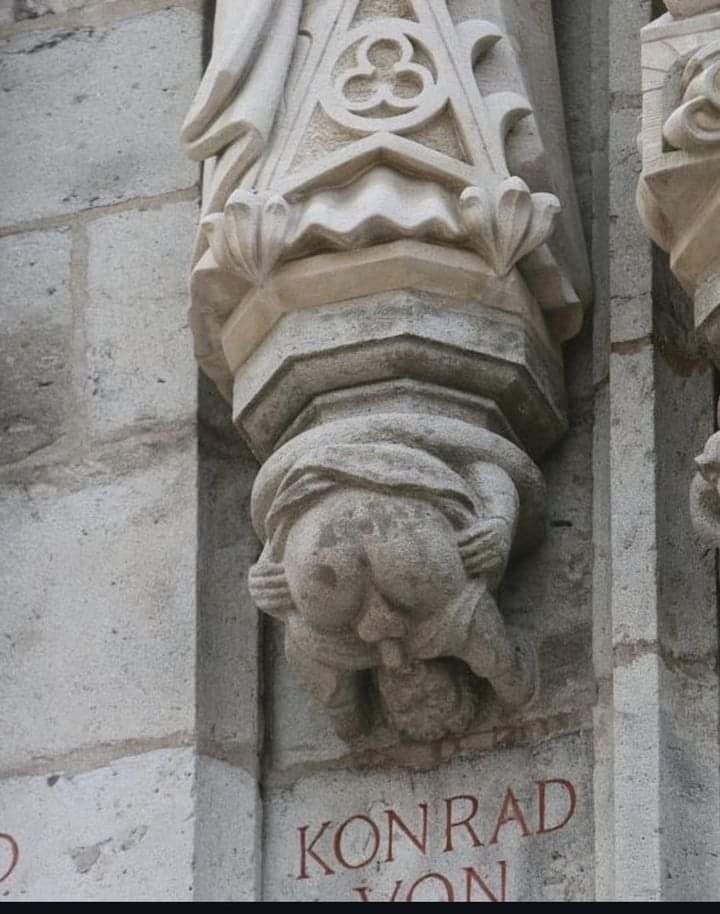 In the City Hall of Cologne, Germany, there is a statue of