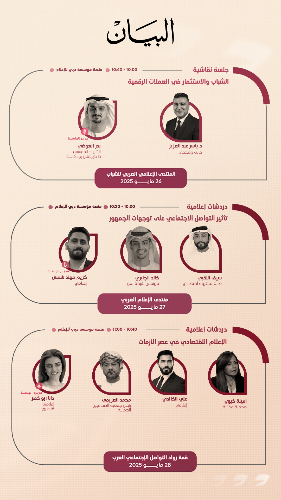 صحيفة - البيان في قمة الإعلام العربي 2025 تواكب الحدث الأكبر من نوعه ...