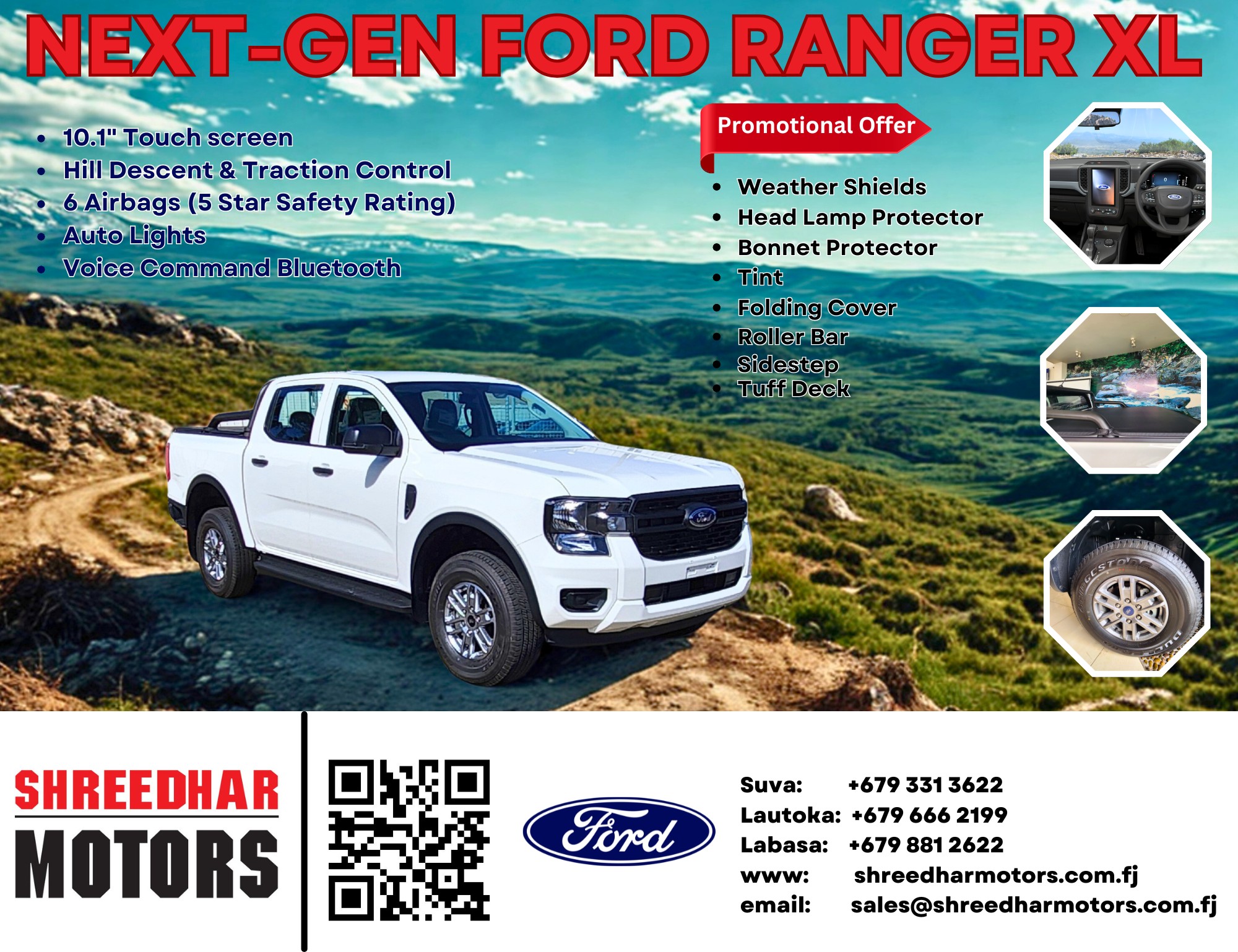 Shreedhar - Now available – The 2025 Ford Ranger XL in both Auto and ...