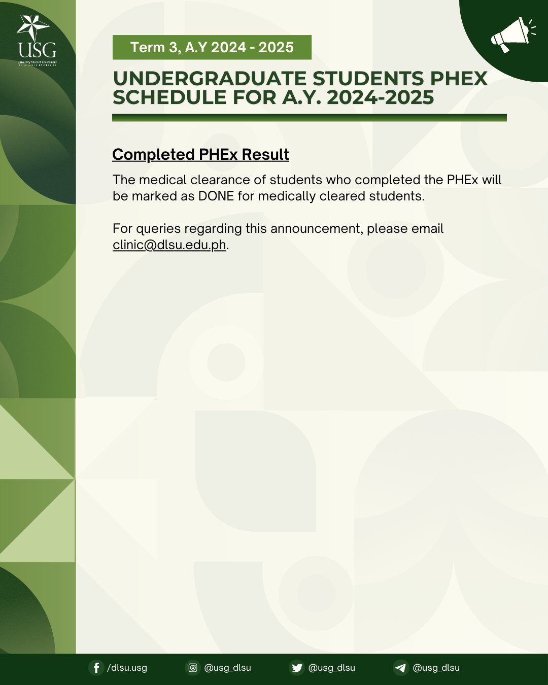 DLSU USG - DLSU USG added a new photo.