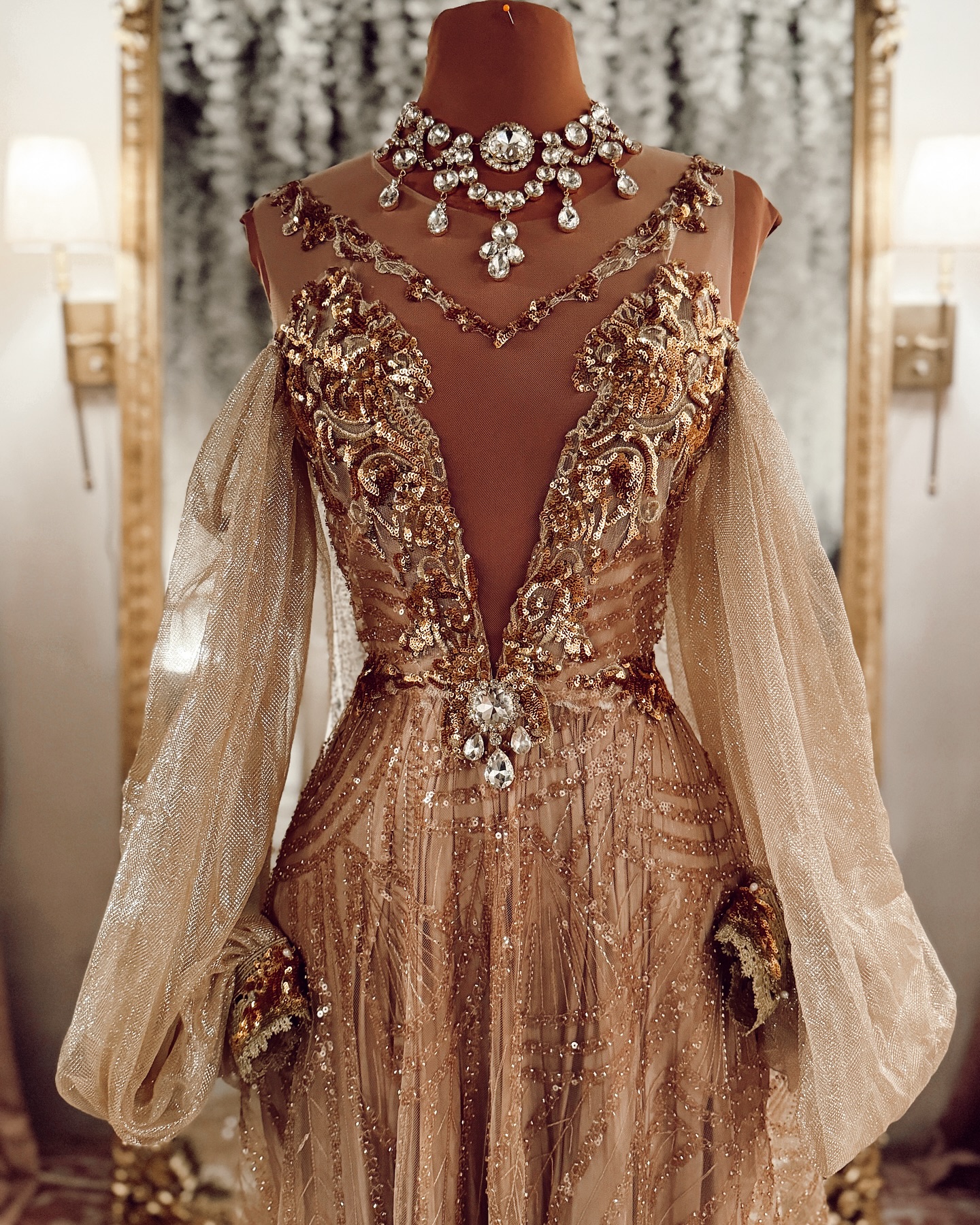 brown fantasy dress 🌙 ✨ made out of moon dust ✨🌙 #fantasy #gown #booktok #bookish #faye What to Wear with