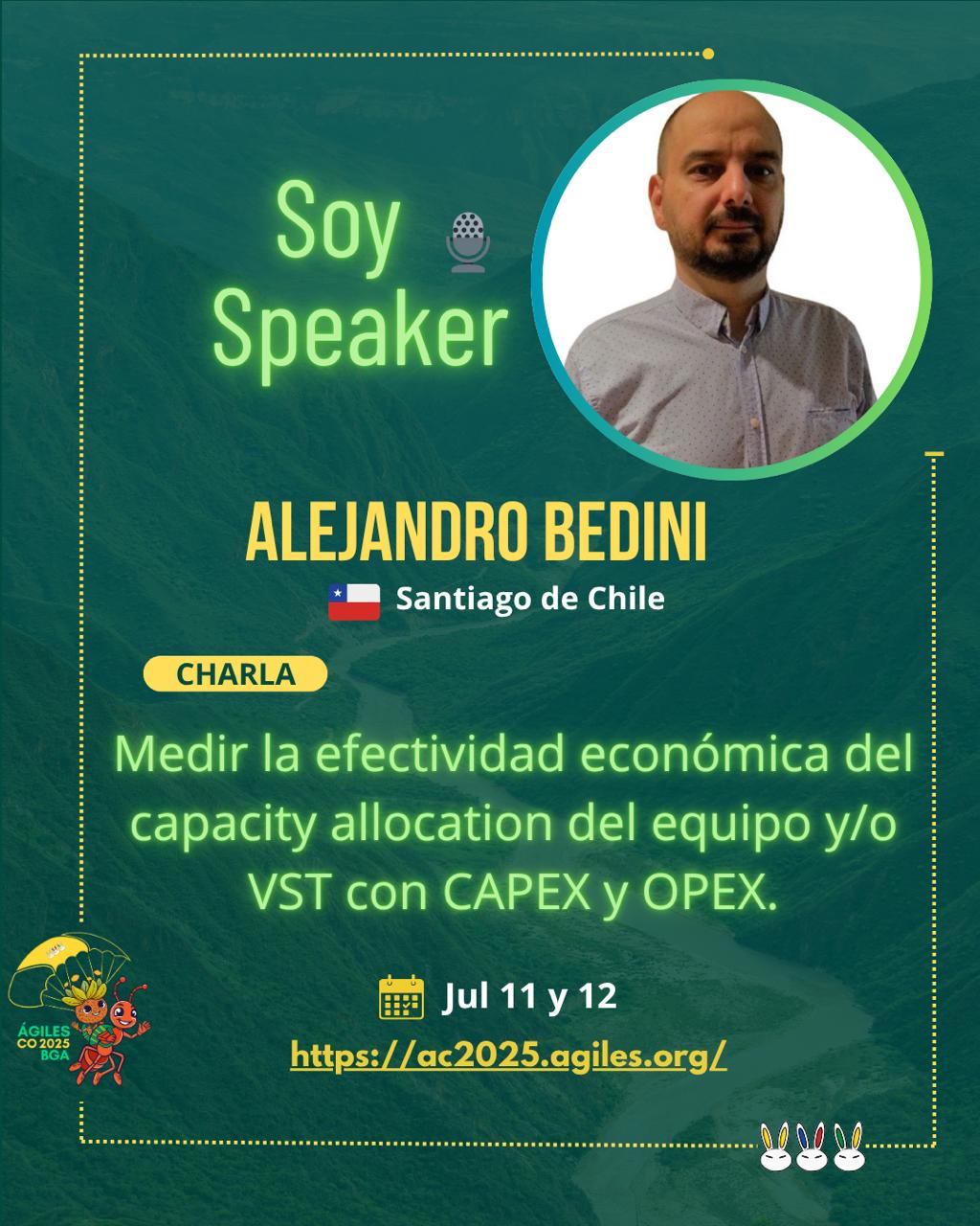 Agiles - 🎤 Speaker confirmado: Alejandro Bedini, desde Santiago de ...