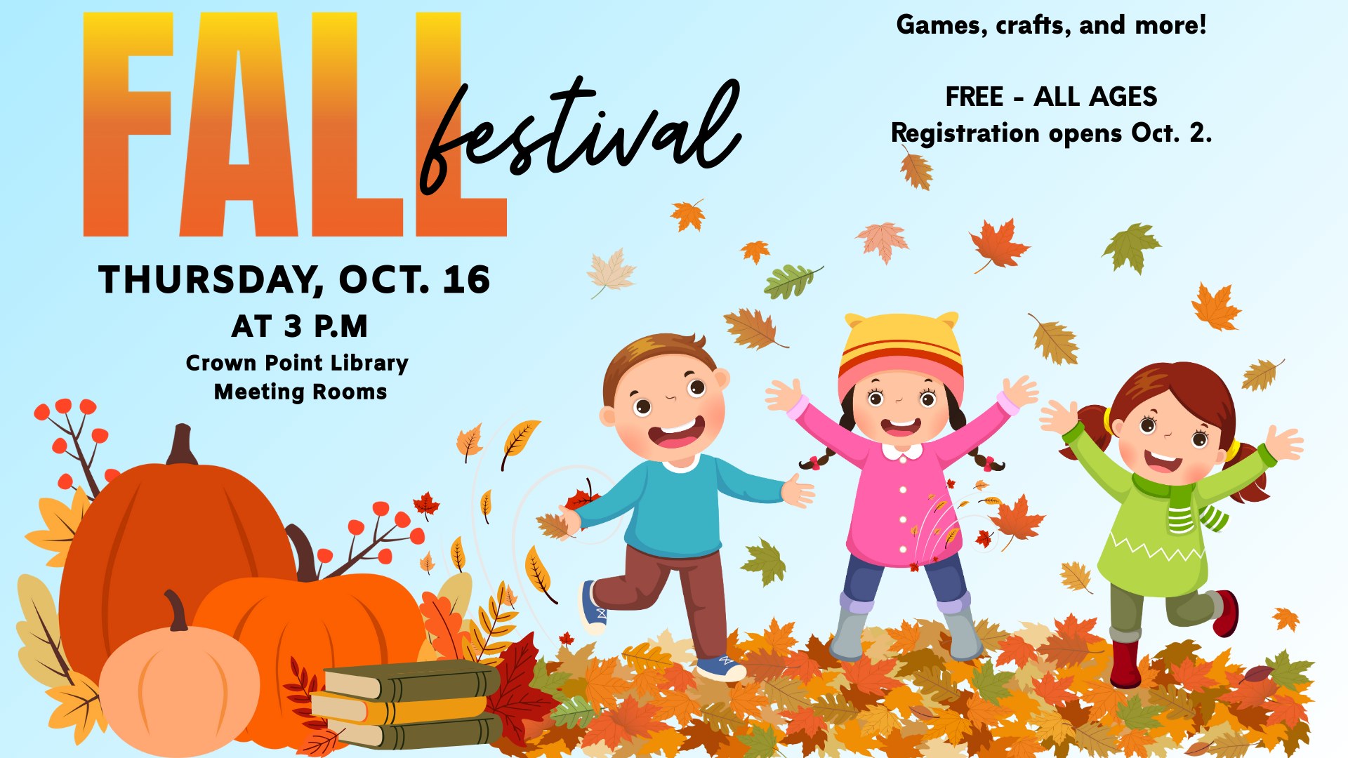 Fall Festival at the Crown Point Library