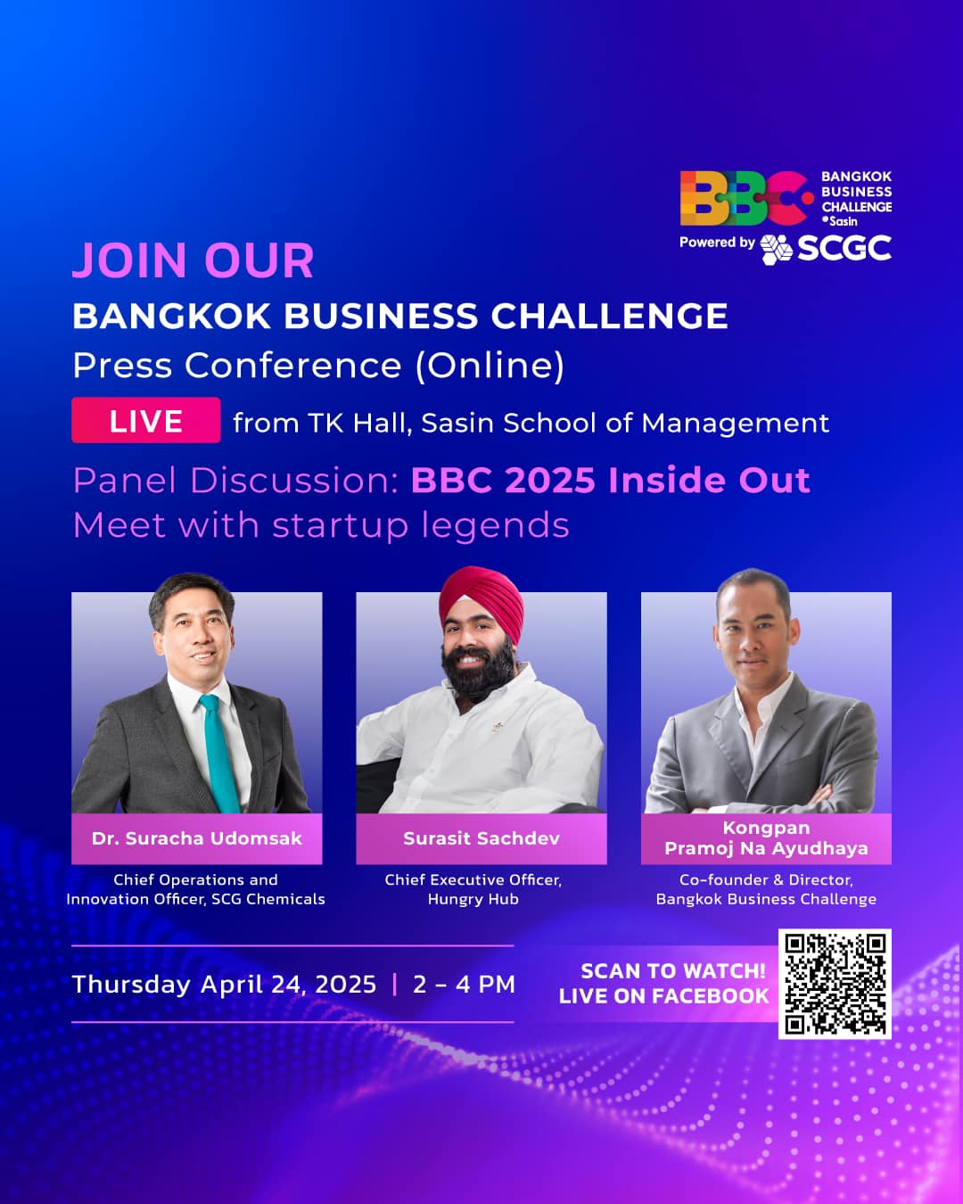 🚀 Join our LIVE Online Press... - Bangkok Business Challenge | Facebook