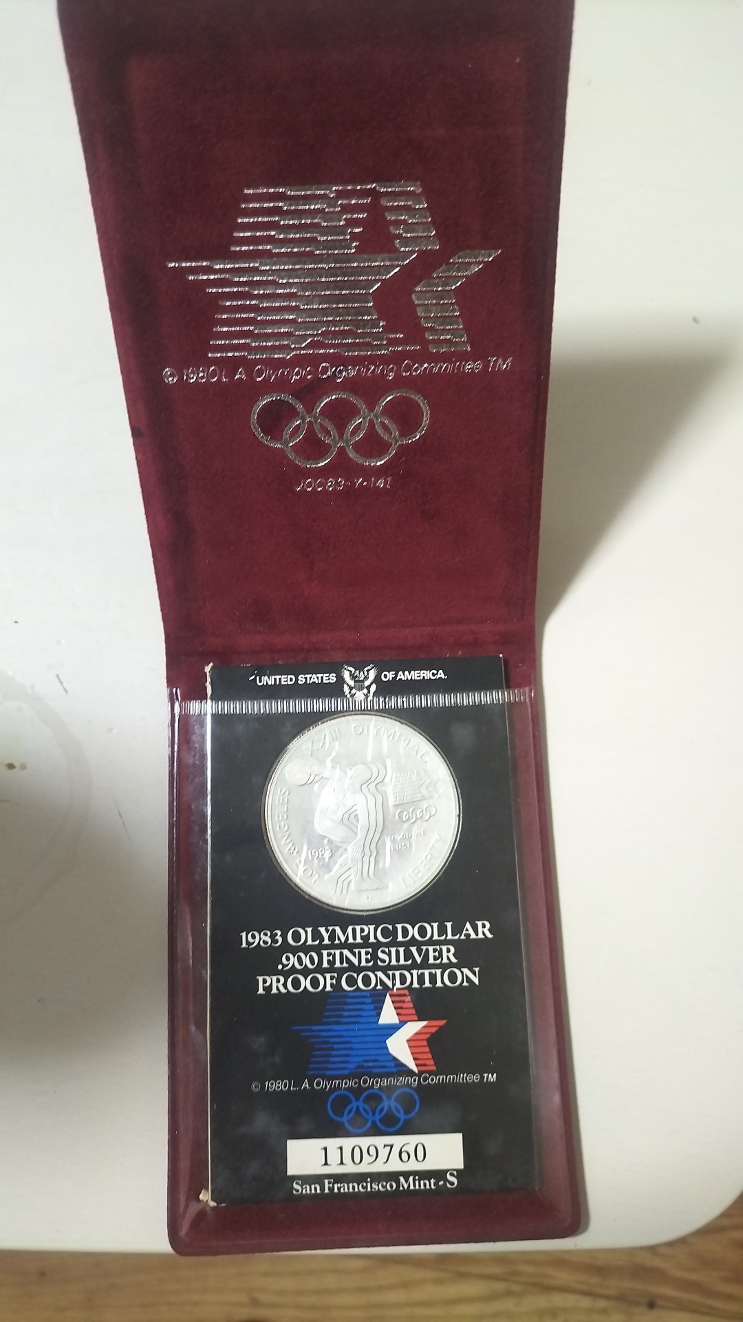 1983 Olympic dollar