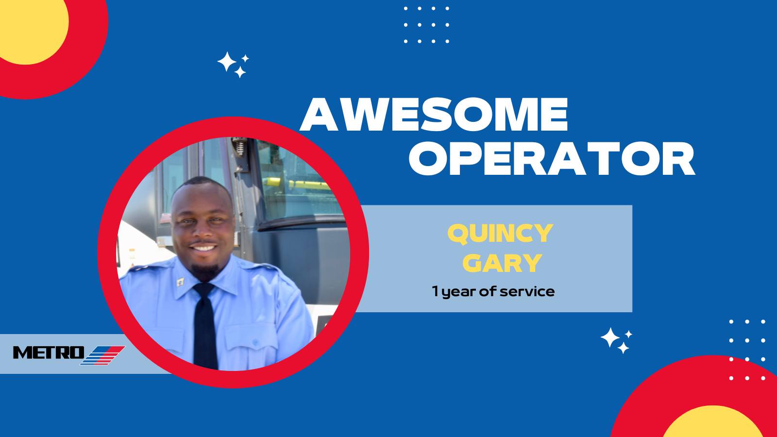 Houston METRO - Meet Operator Quincy Gary! Operator... | Facebook