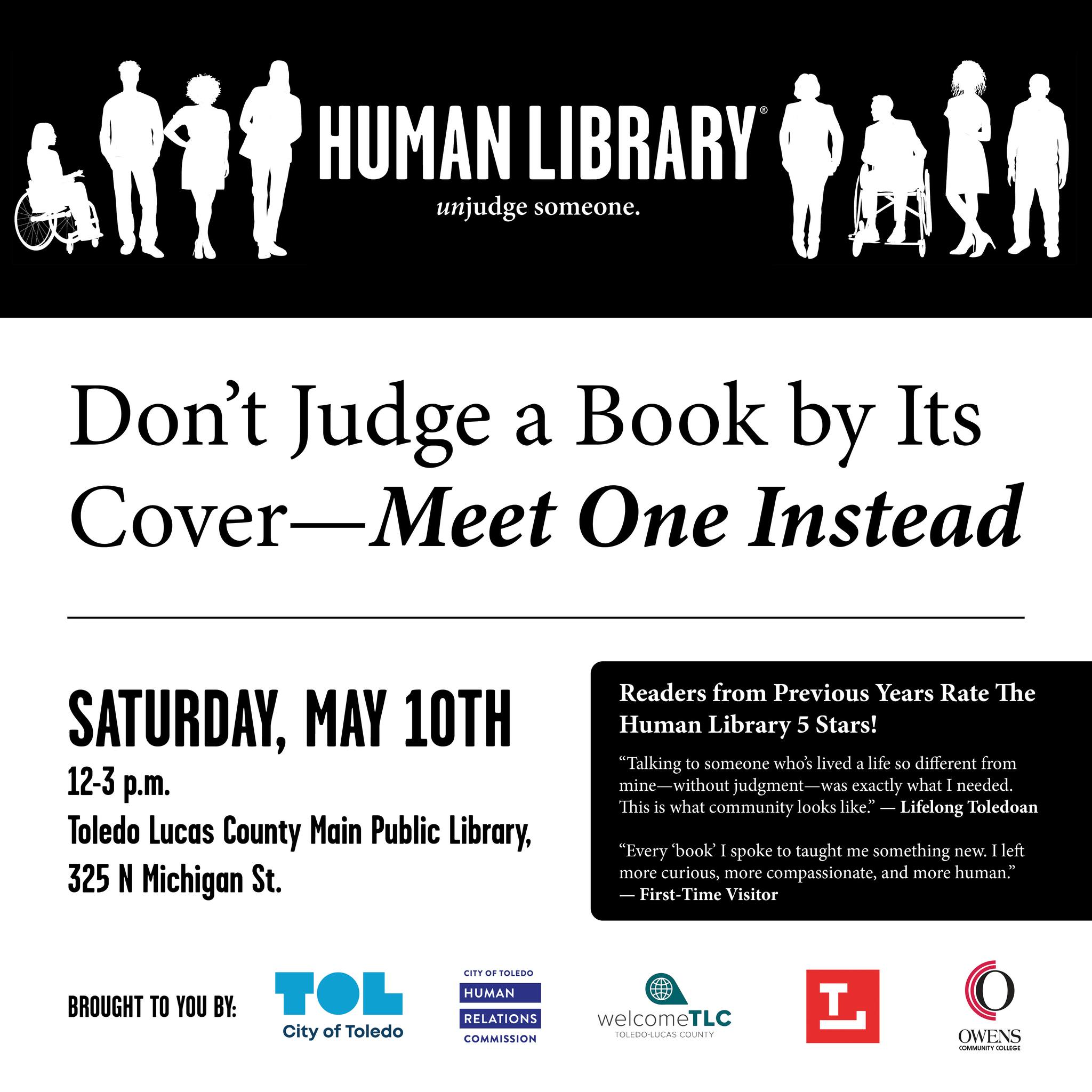 City of Toledo - The highly anticipated Human Library event is back! In ...