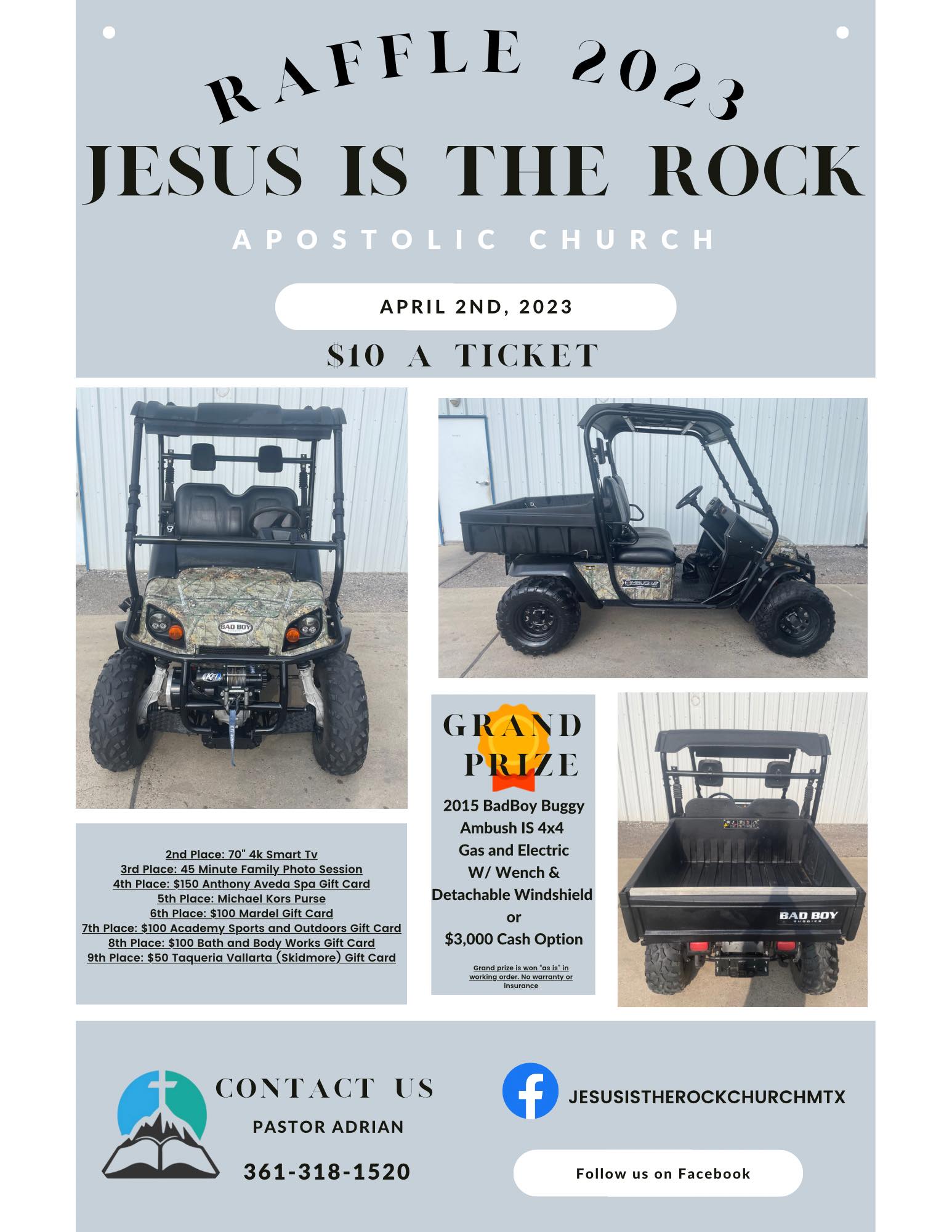 Jesus Is The Rock Apostolic Church | Mathis TX