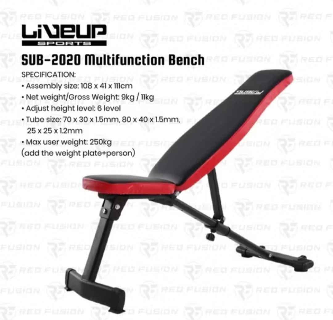 Promo Sale!!! Live Up Sub-2020 Multifunction Bench - Exercise Benches ...