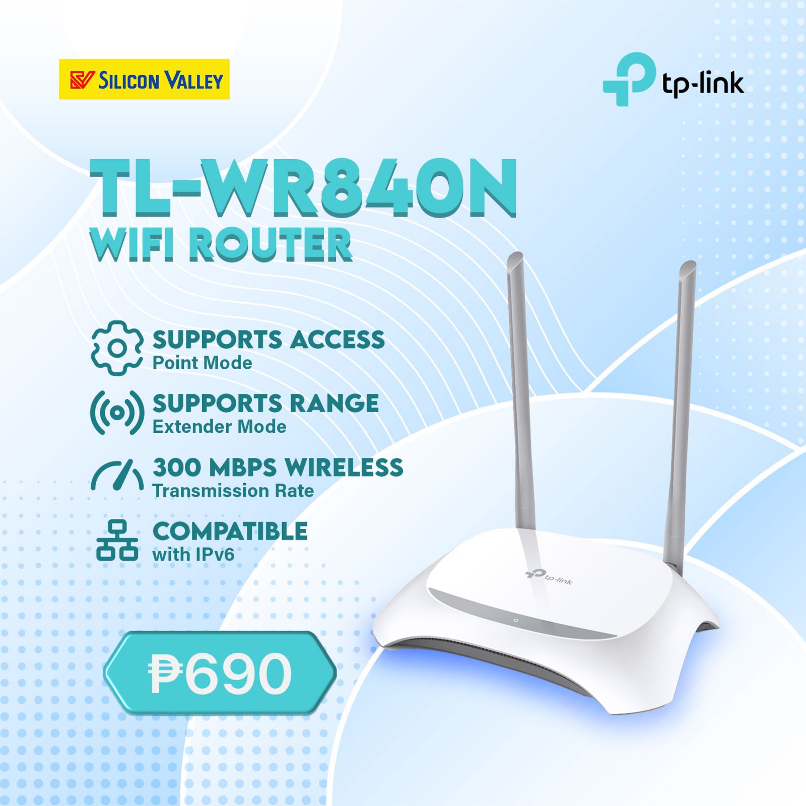 Silicon - 📶 Budget Wi-Fi Win! 📶 Get the reliable TP-Link TL-WR840N Wi ...