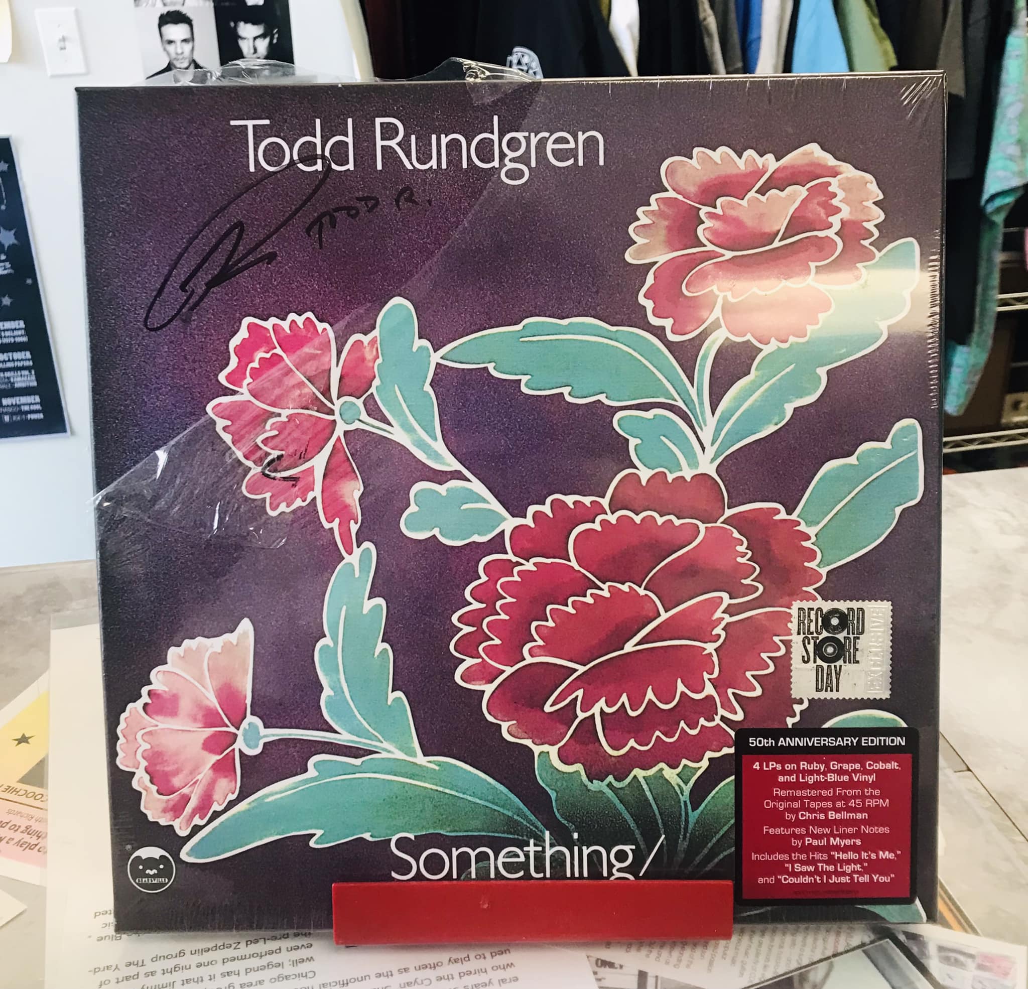 Signed Todd Rundgren Something/Anything 4 LP Box Set for the Todd