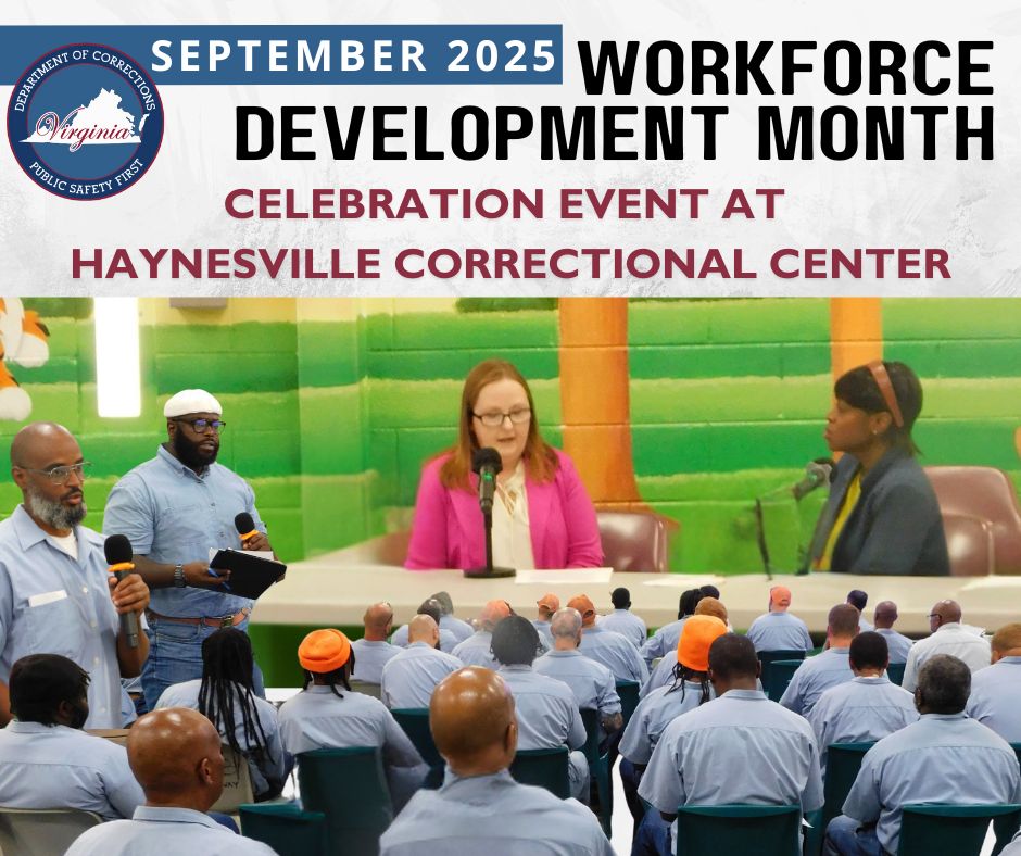 Virginia - The VADOC marked Workforce Development Month throughout ...