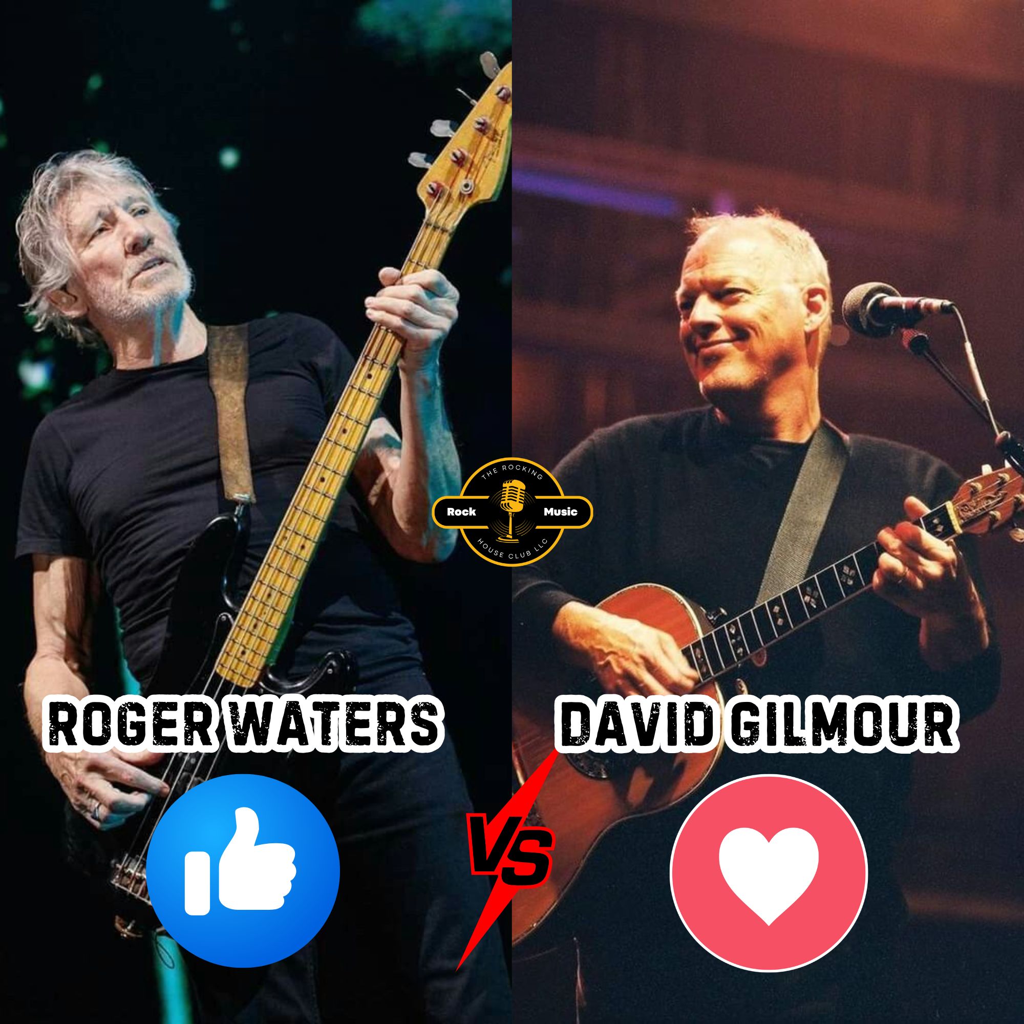 DAVID GILMOUR & ROGER WATERS Pink Floyd