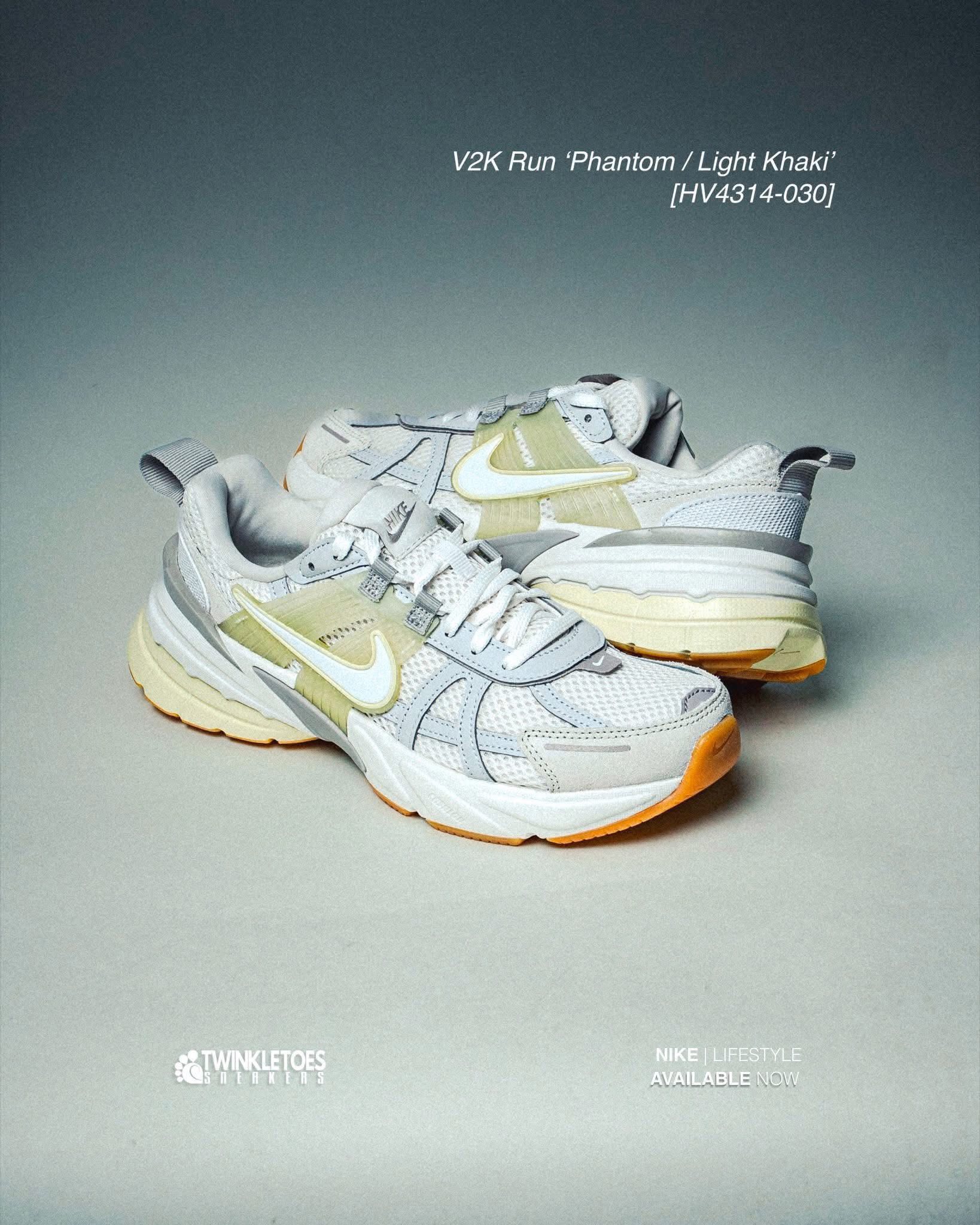 sale #newarrivals #nike W V2K Run 'Phantom / Light Khaki' [HV4314
