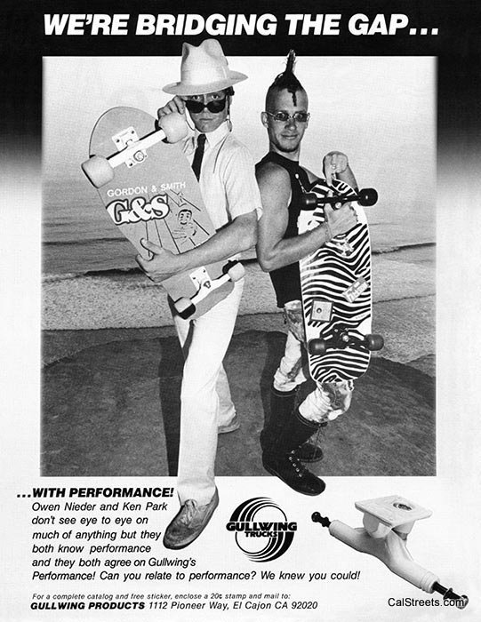 Iconic Mark Gonzales skateboard ad