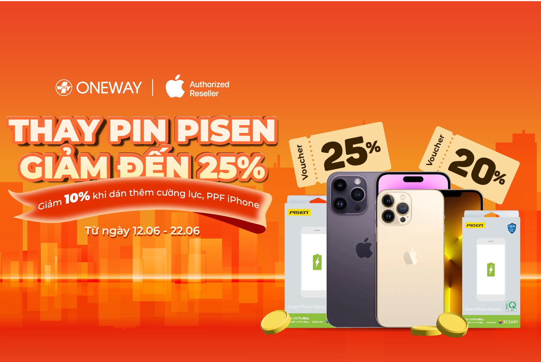 Oneway Việt Nam - 🔥 THAY PIN ĐÓN HÈ: GIẢM TỚI 25% KHI THAY... | Facebook