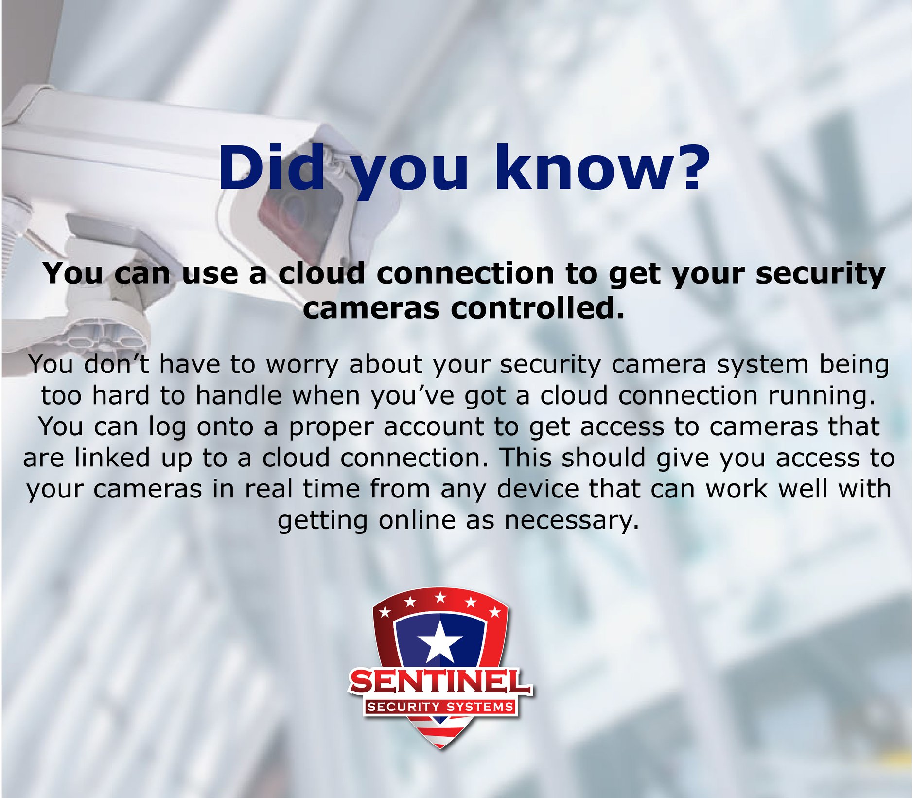 Did you know? You can... - Sentinel Security Systems, Inc. | Facebook