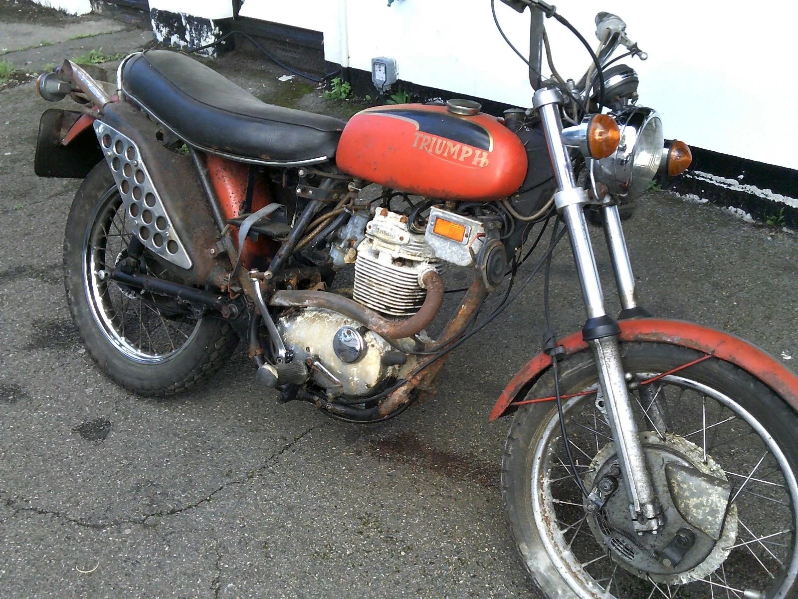 レア希少】TRIUMPH T25オリジナルタンク英車BSA 当時物