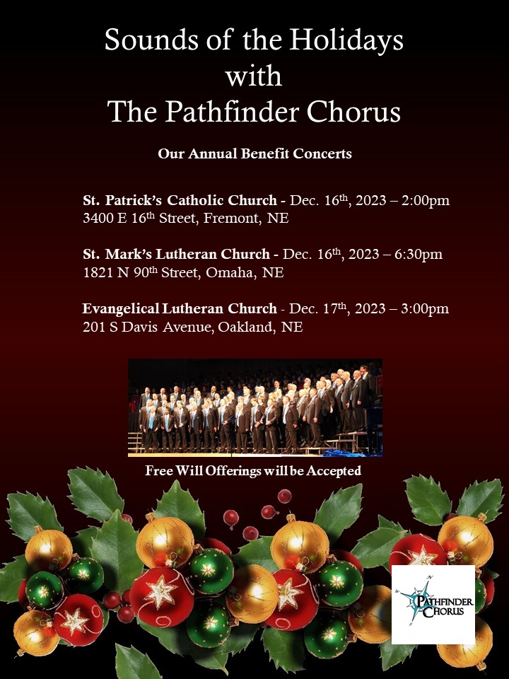 Do you enjoy holiday music? Do you... - Pathfinder Chorus