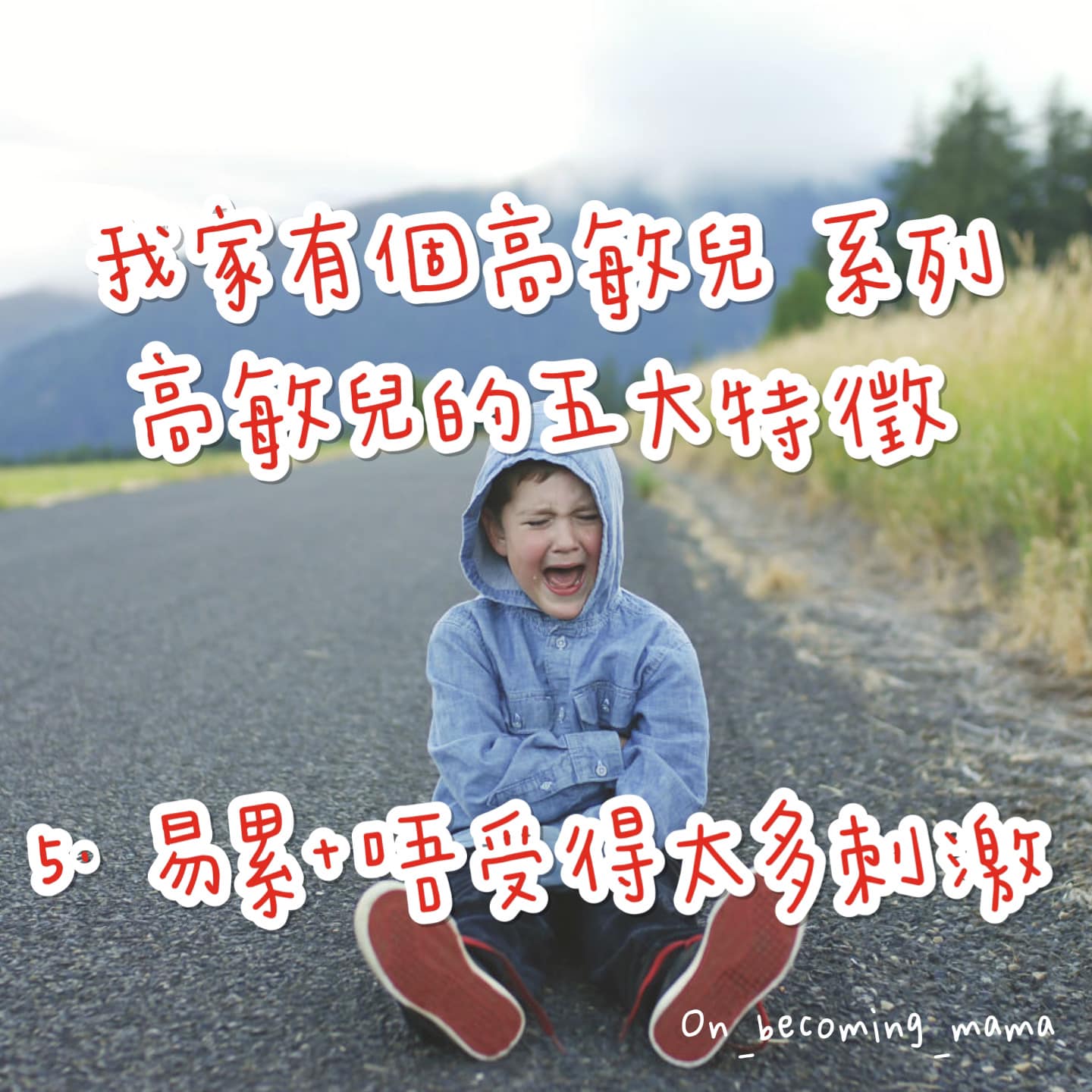 心理學媽 - 我家有個高敏兒 系列 高敏兒的五大特徵 5. 易累+唔受得太多刺激 高敏兒同其他小朋友一樣... | Facebook