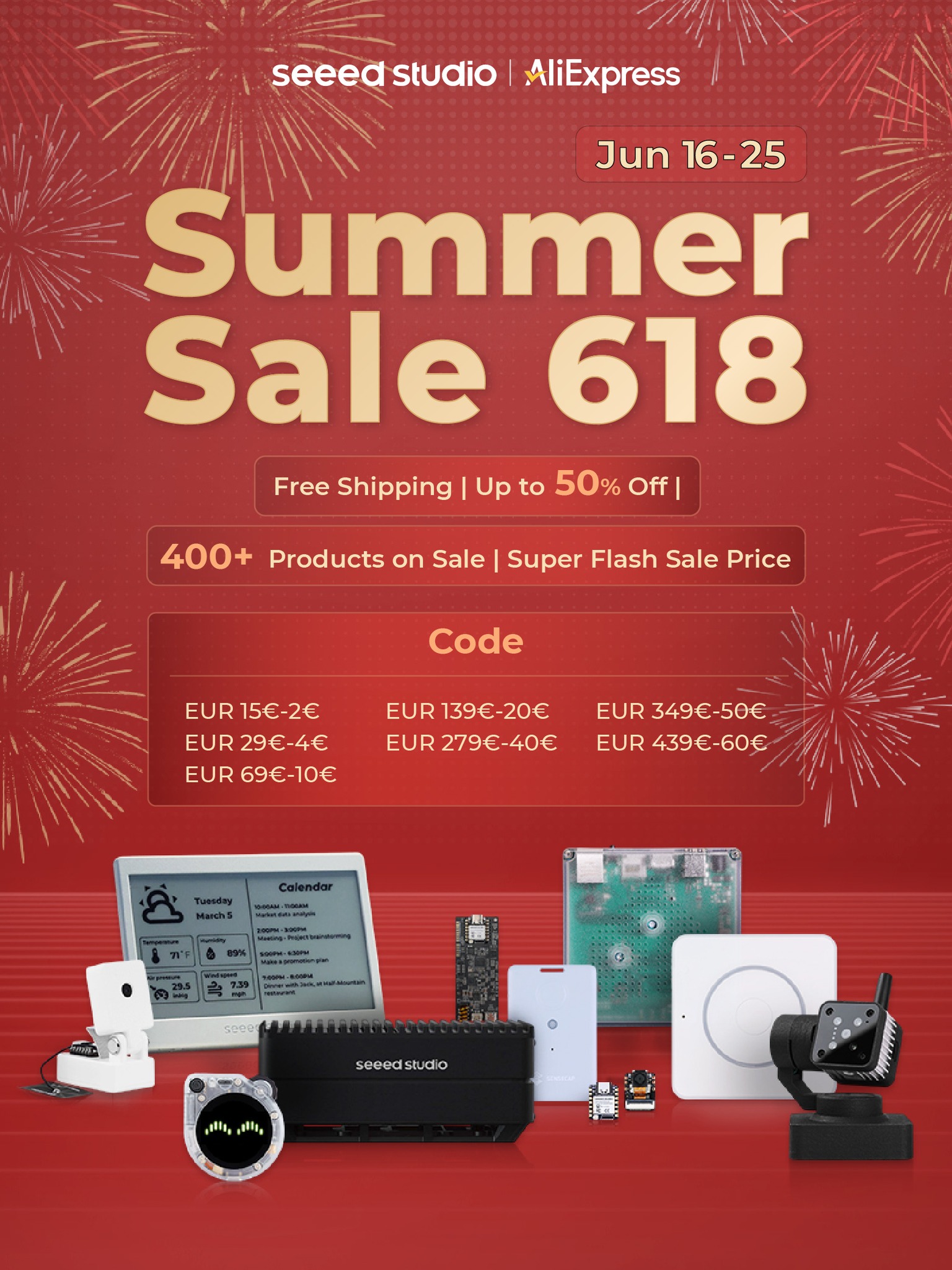 Seeed - 📢 Seeed Studio | AliExpress Summer Sale 618 is coming! From ...