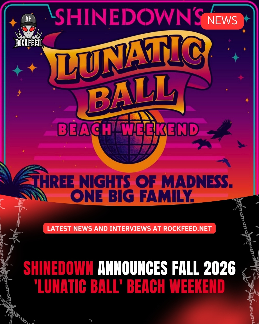 Rock Feed - Shinedown has announced their Fall 2026... | Facebook