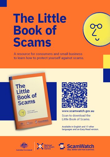 Office - The Little Book of Scams by ScamWatch is a detailed awareness ...
