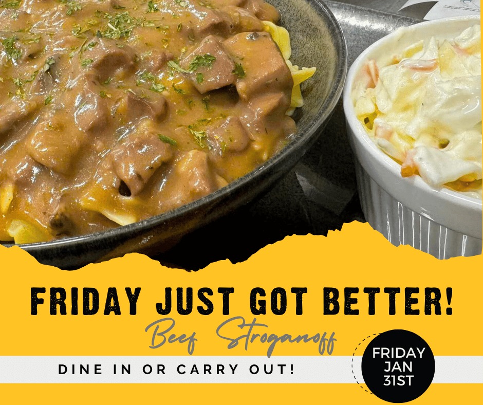 The Feed - 🍽️ Friday Special: Beef Stroganoff! 🍖 It’s Beef Stroganoff ...