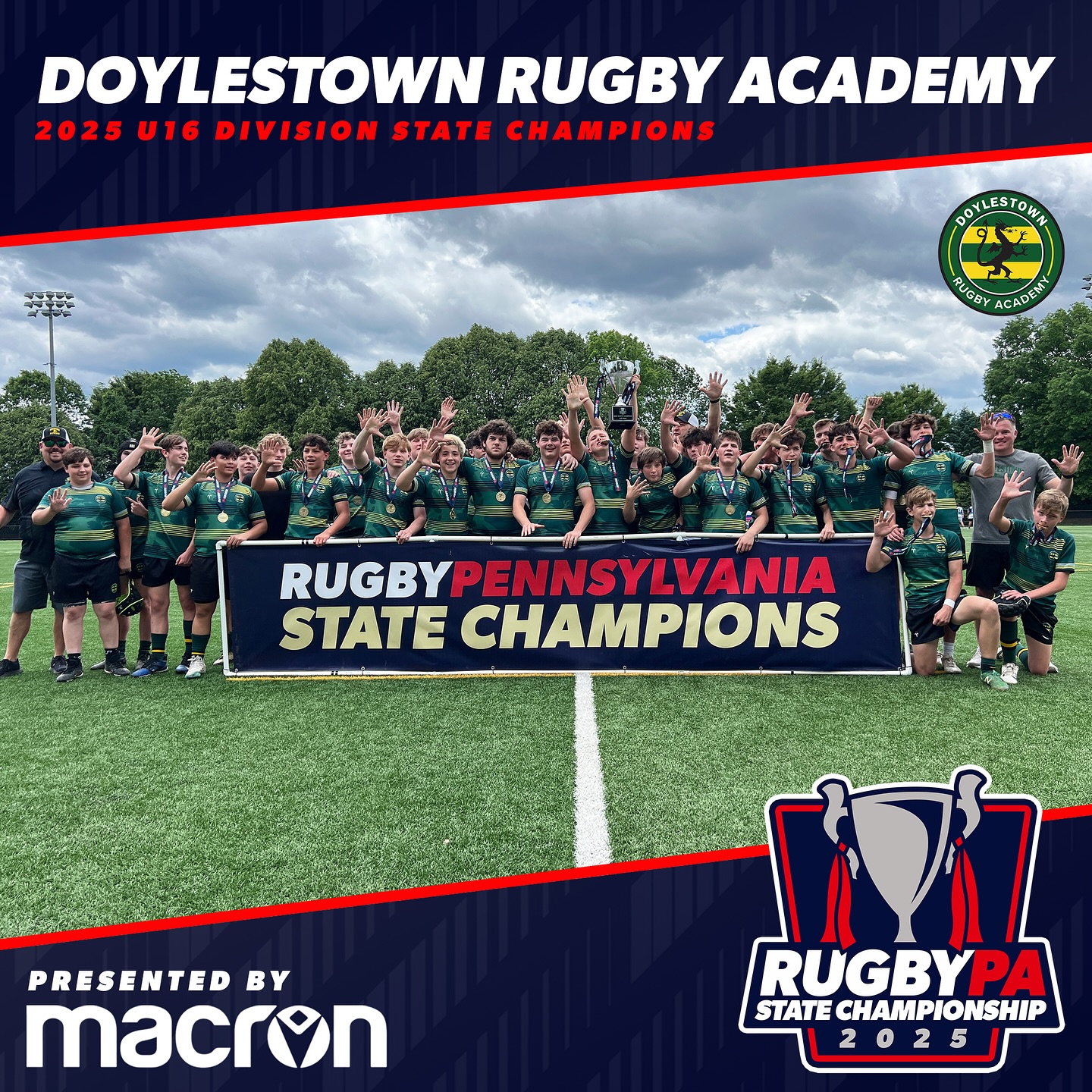 Rugby - Congratulations to your 2025 Spring State Champions of the U16 ...