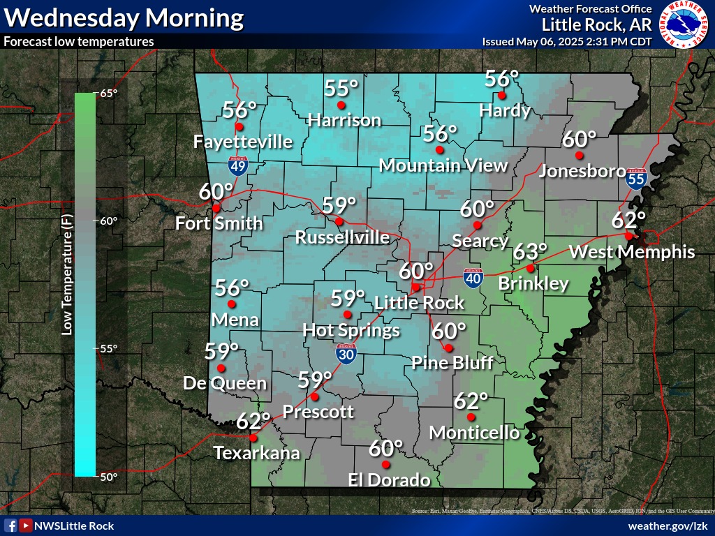 US National Weather Service Little Rock Arkansas