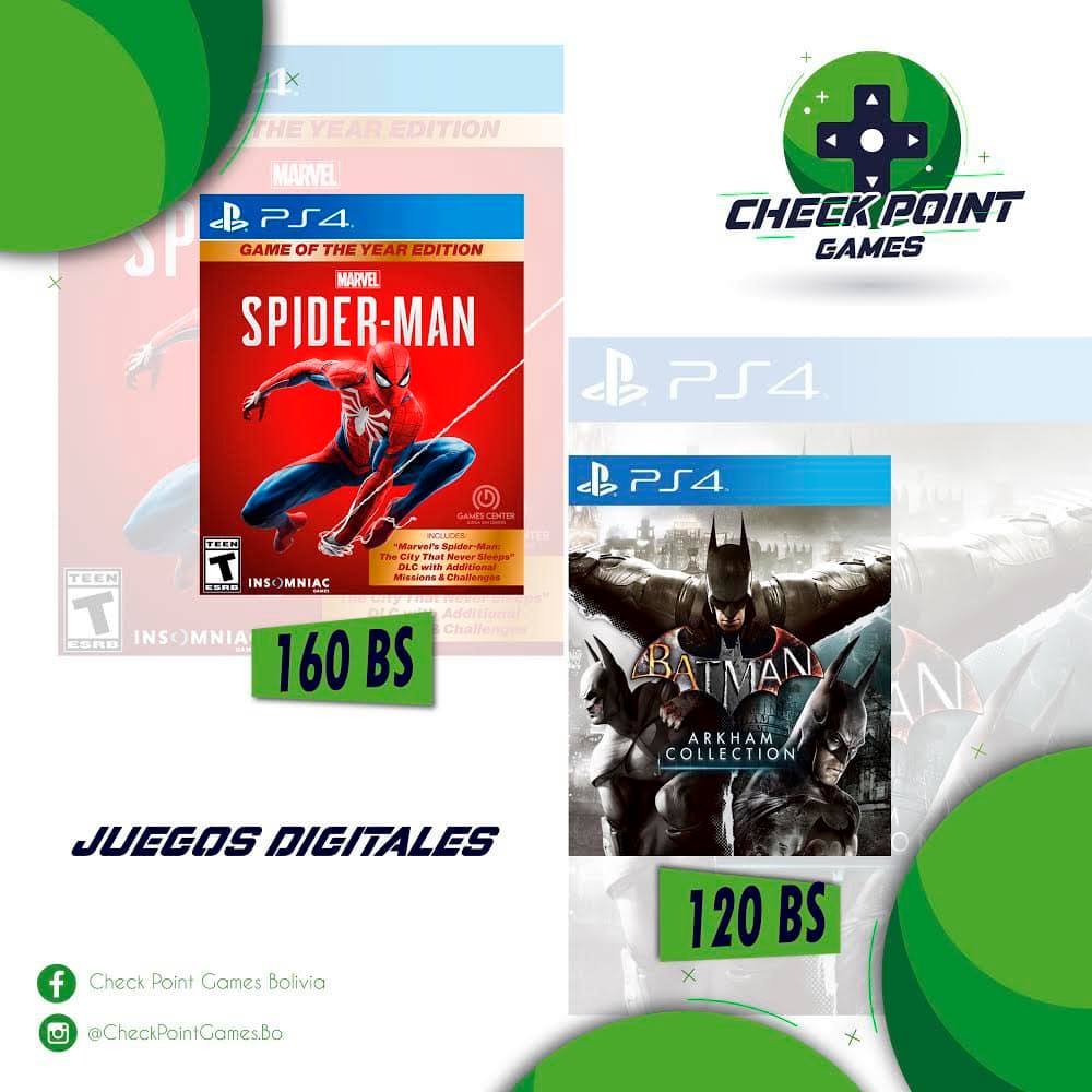 Te ofrecemos los siguientes juegos... - CheckPoint Games