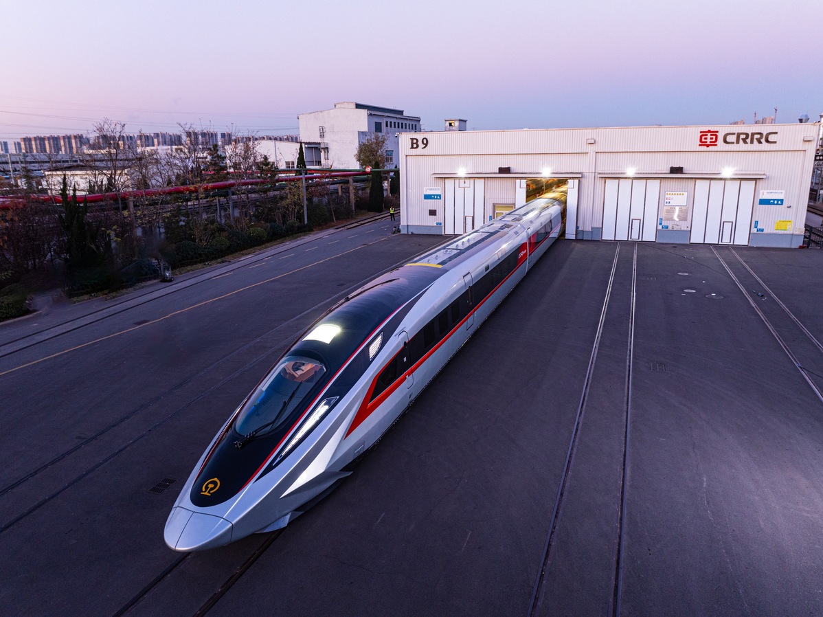 China's fastest bullet train reaches 281 mph in trials