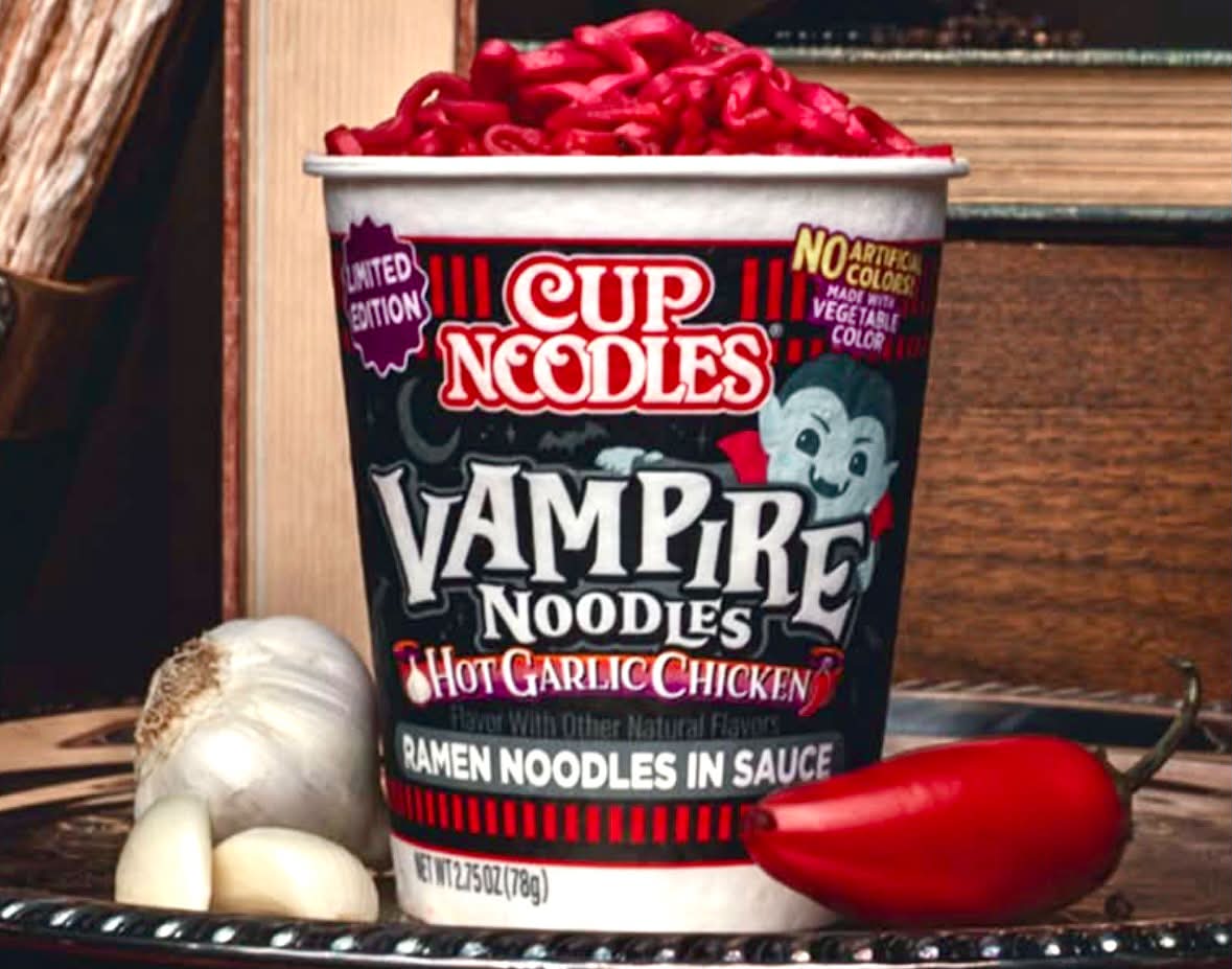Vampire Noodles hot garlic chicken flavor review