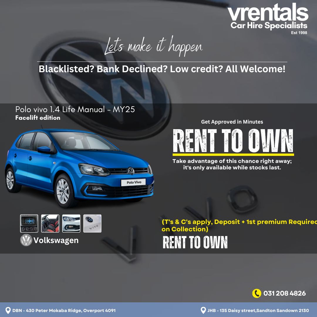 Vrentals Rent To Own Specialists | Durban