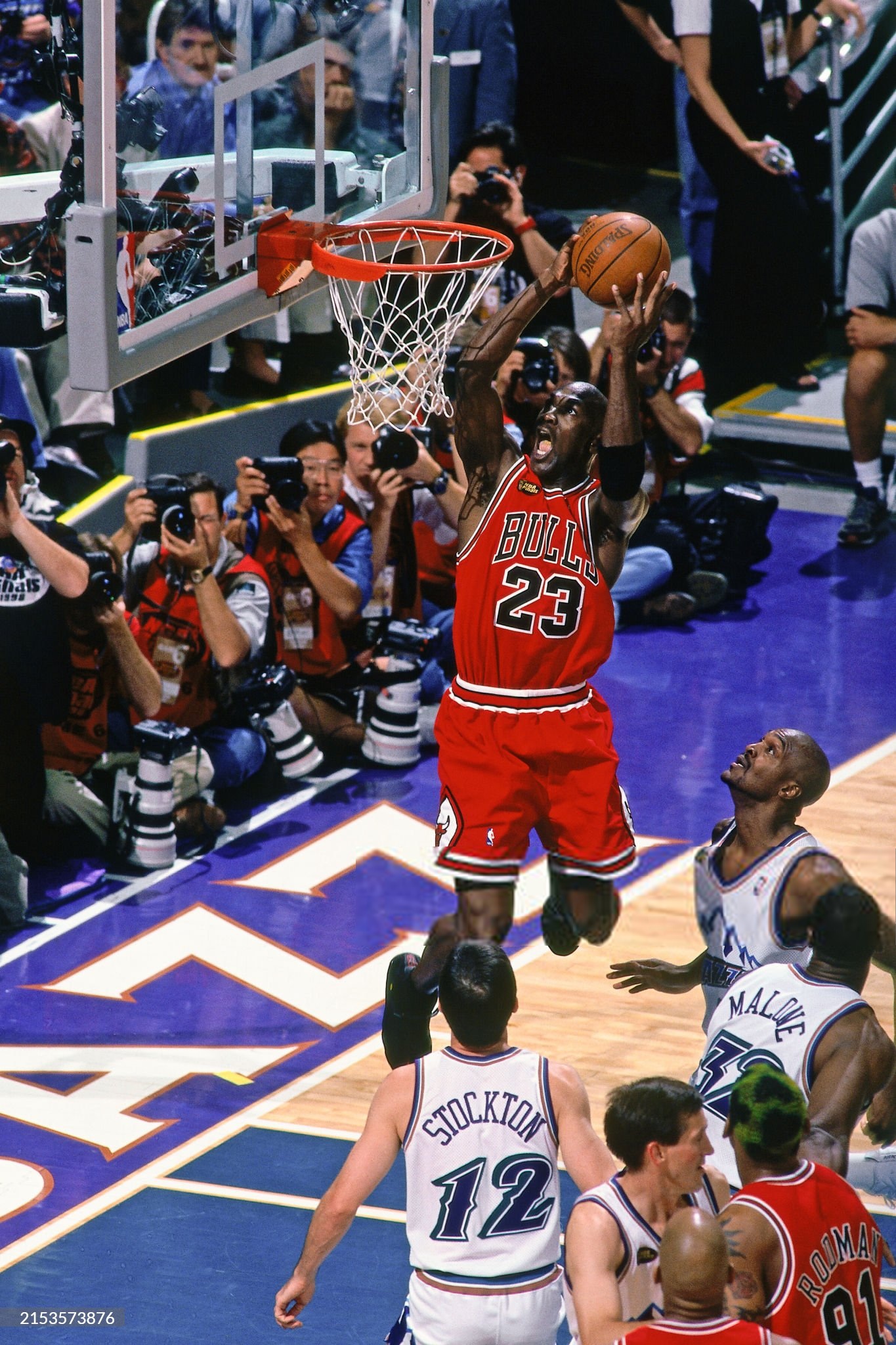1998 NBA Finals - Chicago Bulls vs Utah Jazz SALT LAKE CITY, UT 