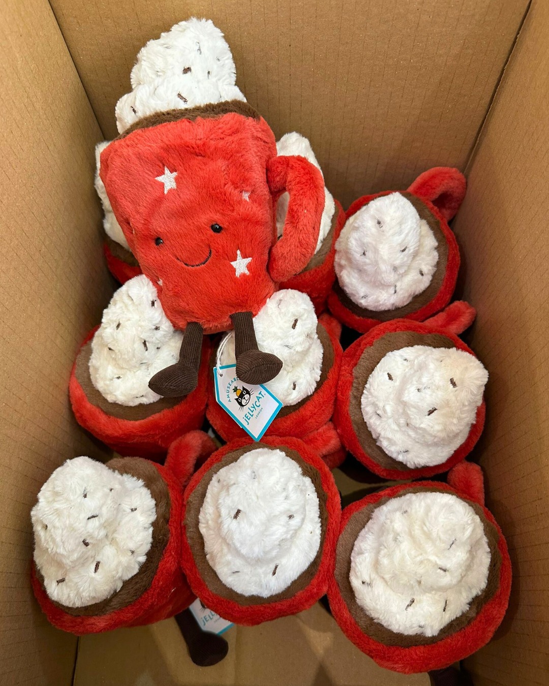 Authentic Jellycat Scarffles Hot Chocolate from the LA Ski Club