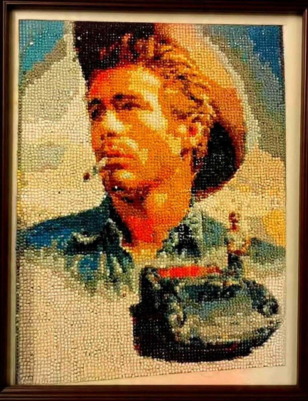 James Dean mosaic portrait for 71st anniversary 2026