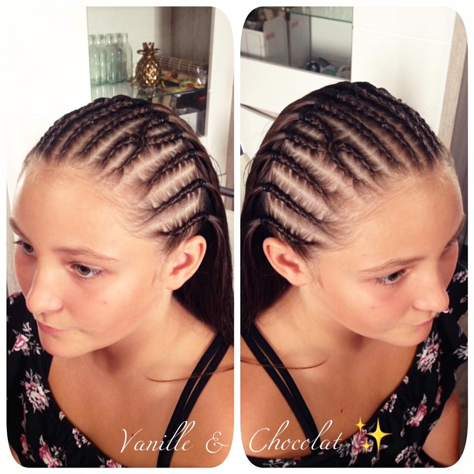 Modele Tresses Collées Demi Tete