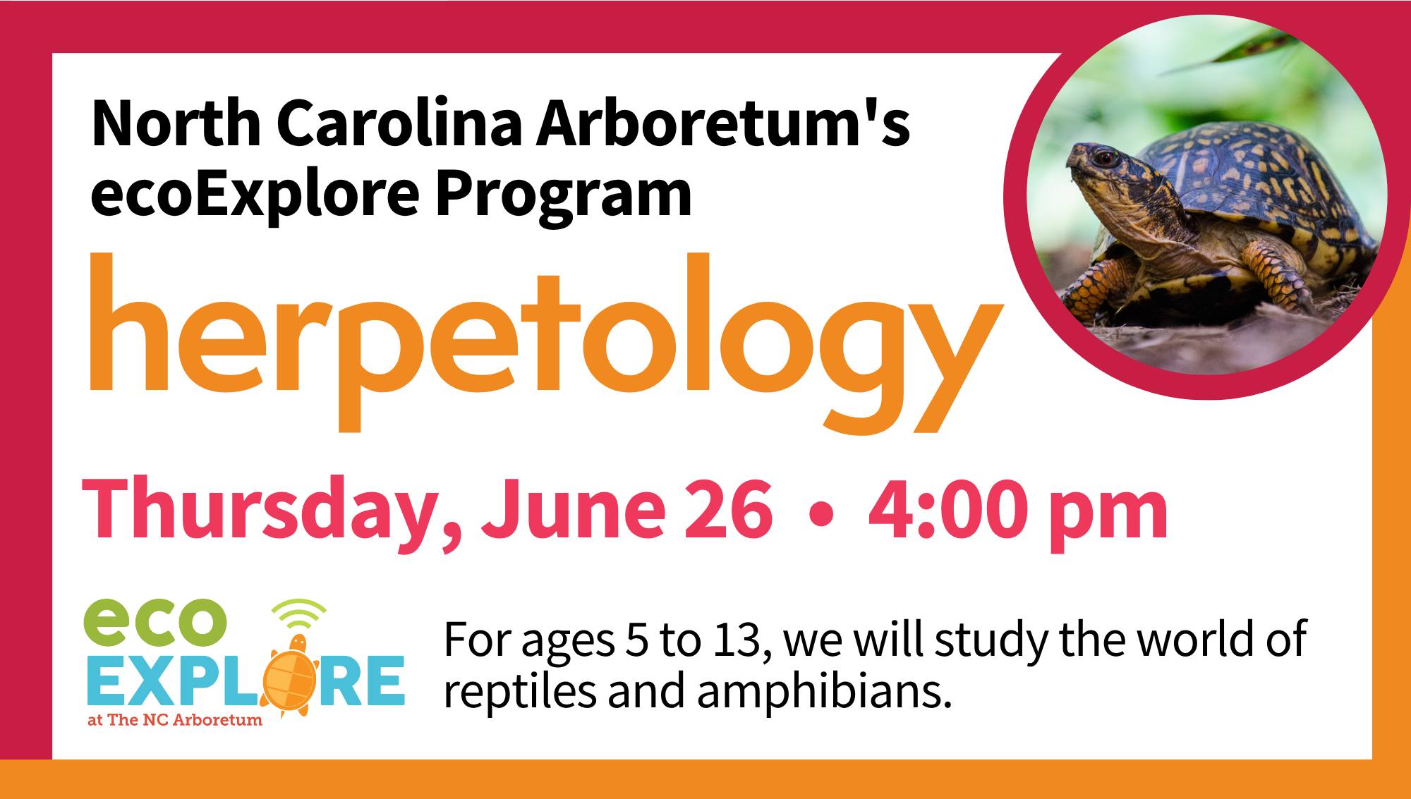 Transylvania - Don’t miss the ecoEXPLORE: Herpetology program, Thursday ...