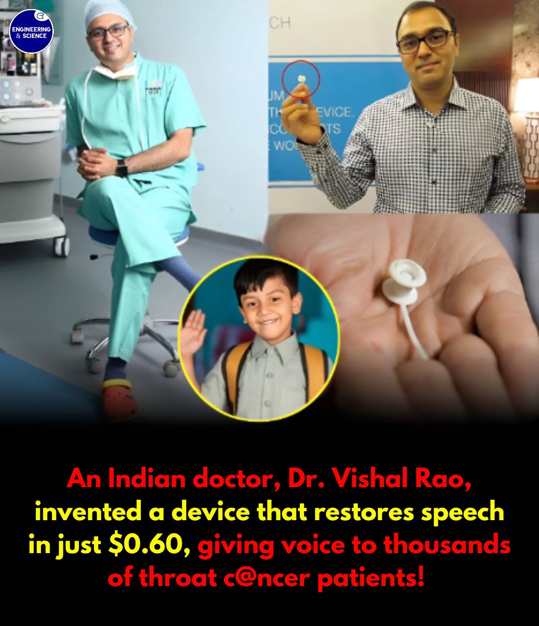 Dr. Vishal Rao, a compassionate... - Engineering & Science | Facebook